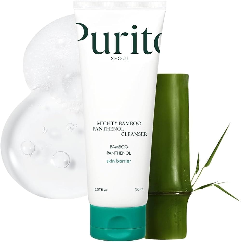 Purito Mighty Bamboo Hassas Ciltler Dahil Tüm Cilt Tipleri için Yüz Temizleme Köpüğü - 150 ml
