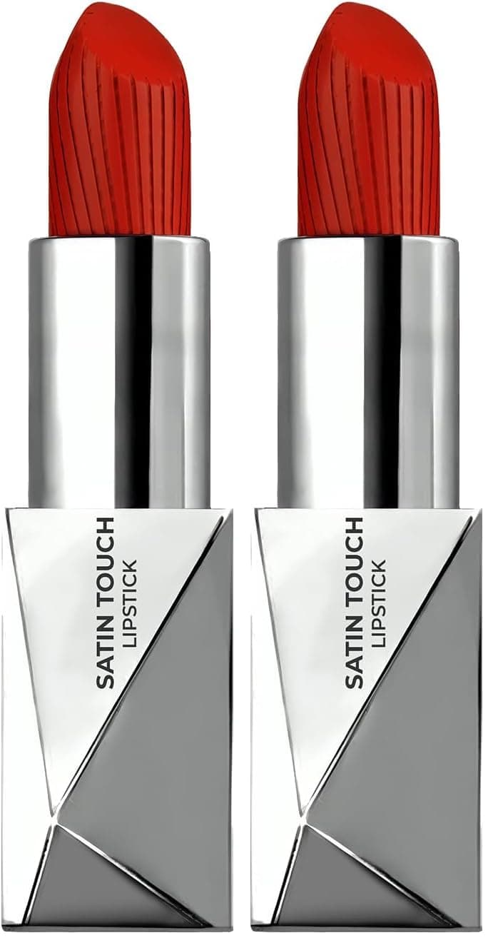 Alix Avien Uzun Süre Kalıcı Nemlendirici Pürüzsüz Etkili Yarı Mat Ruj Satin Touch Lipstick 826 Allure Red (2 paketi)