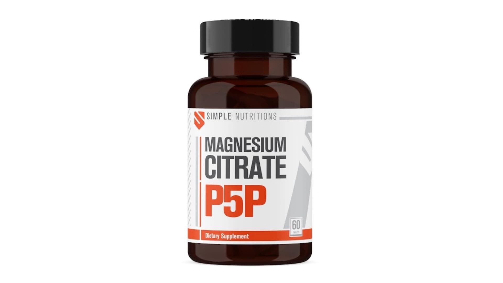 Simple Nutritions Magnesium Citrate P5P – Magnezyum Sitrat + Vitamin B6 (P5P) – 200 mg – 60 Tablet Takviye Edici Gıda