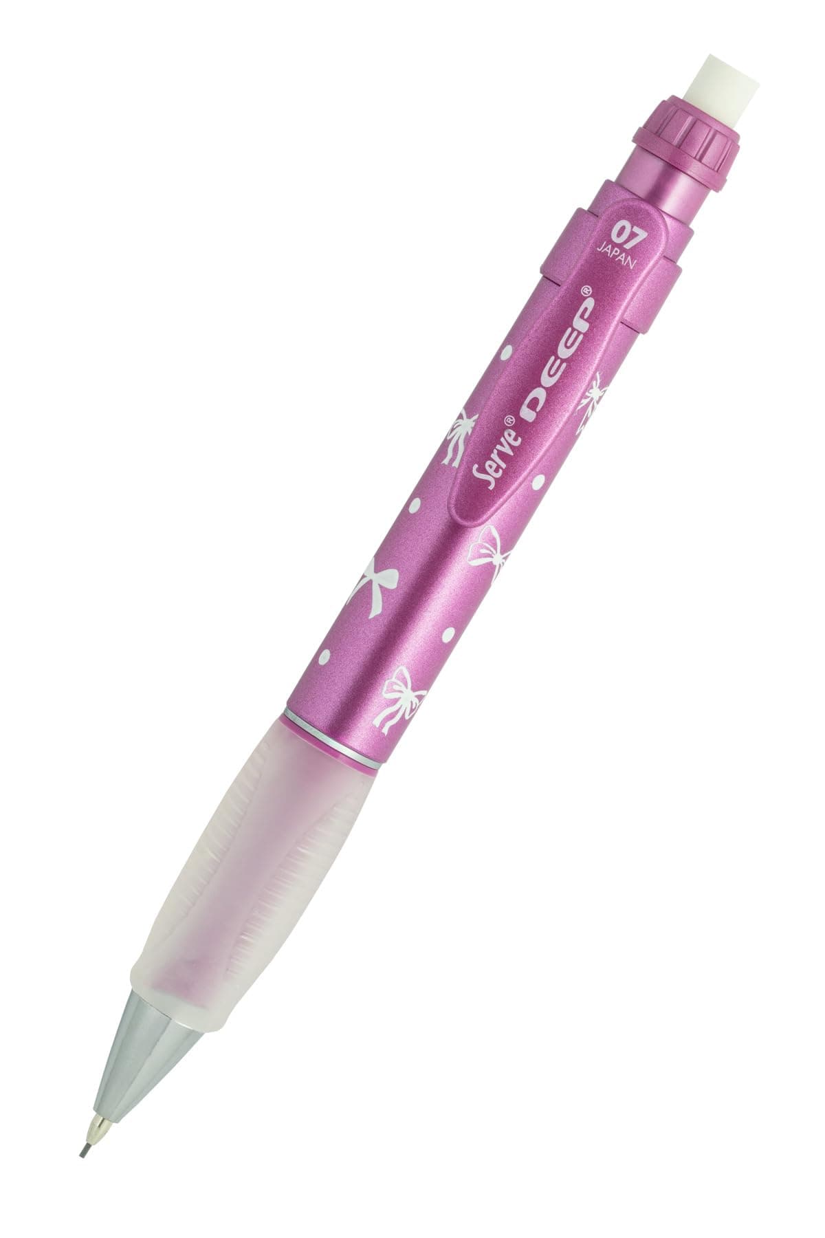Serve Deep Premium Versatil Kalem 0.7mm Met Pembe Kurdele
