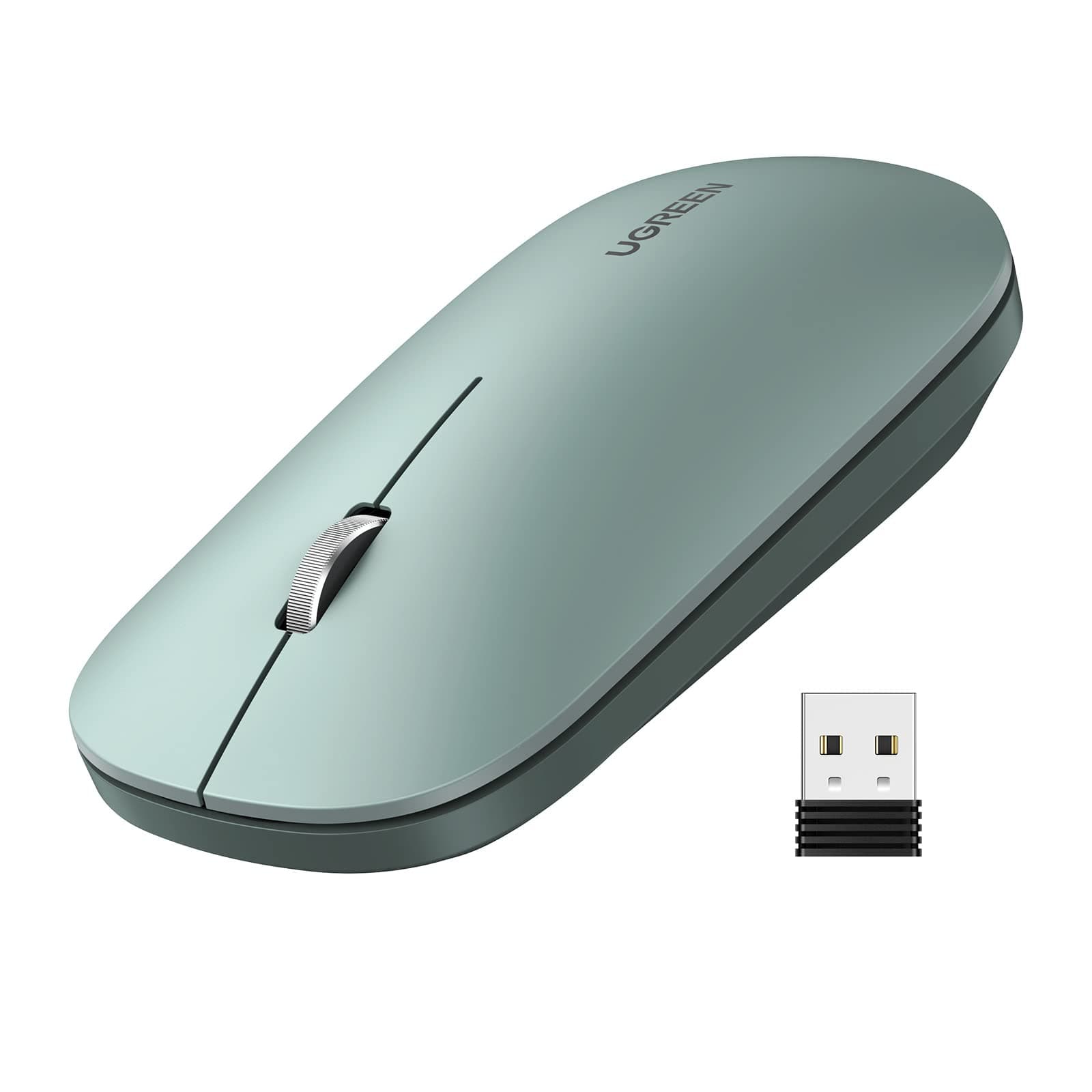 UGREEN Kablosuz Fare, 2,4 Ghz Usb Bağlantısı, Maks. 4000 Dpi, 18 Ay Pil Ömrü. Pc, Mac, Dizüstü Bilgisayar, Windows 11, 10, 8.1, 7, Macos, Linux Ile Uyumlu (Yeşil)