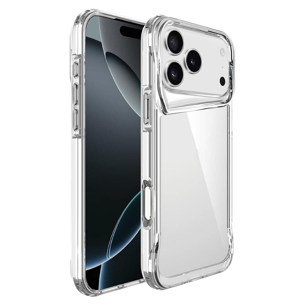 Zore Apple ile uyumlu iPhone 17 Pro Kılıf Zore T-Max Kapak Şeffaf