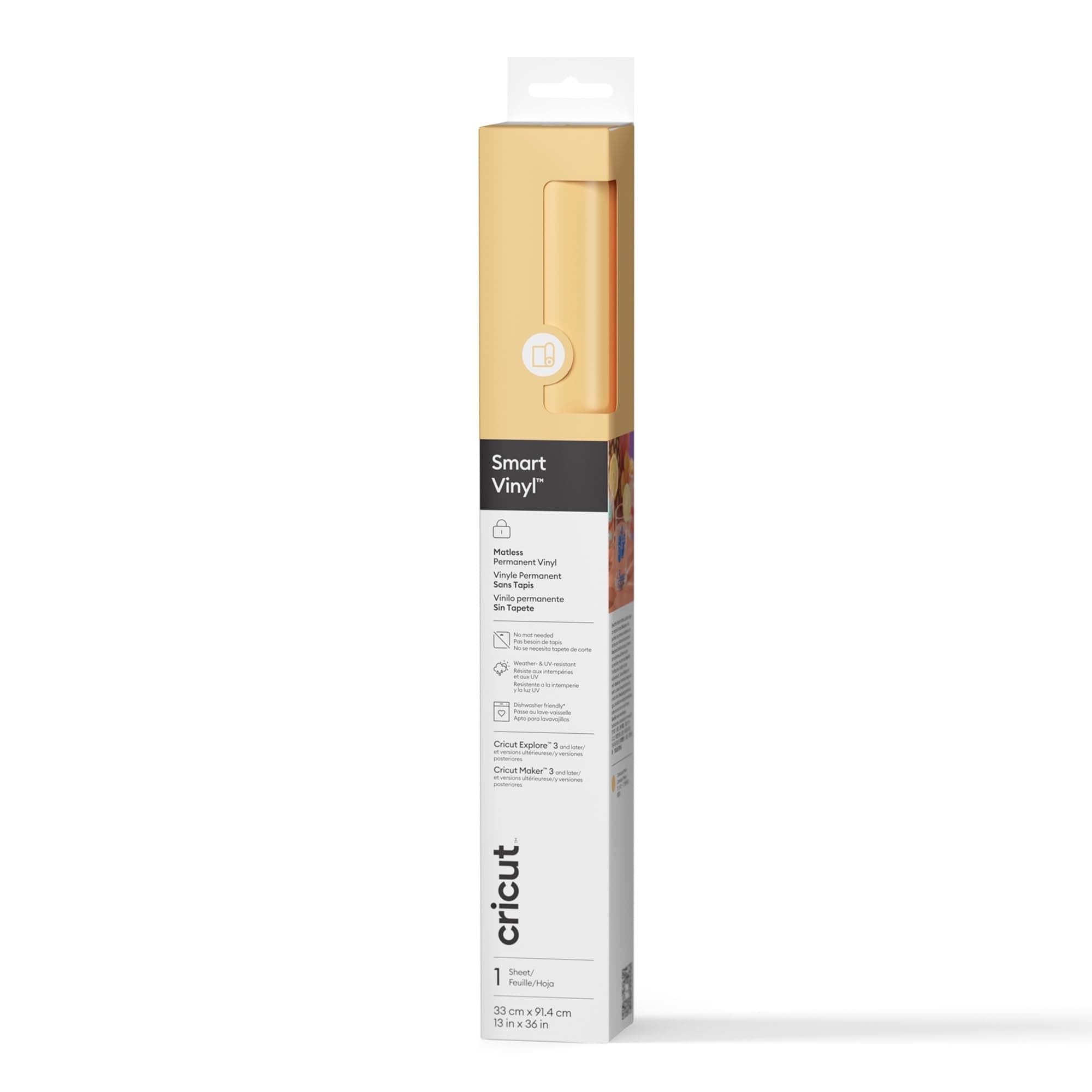 CRICUT 2012498 SMART VİNİL KALICI 33X91CM 1 SAYFA KAVUN