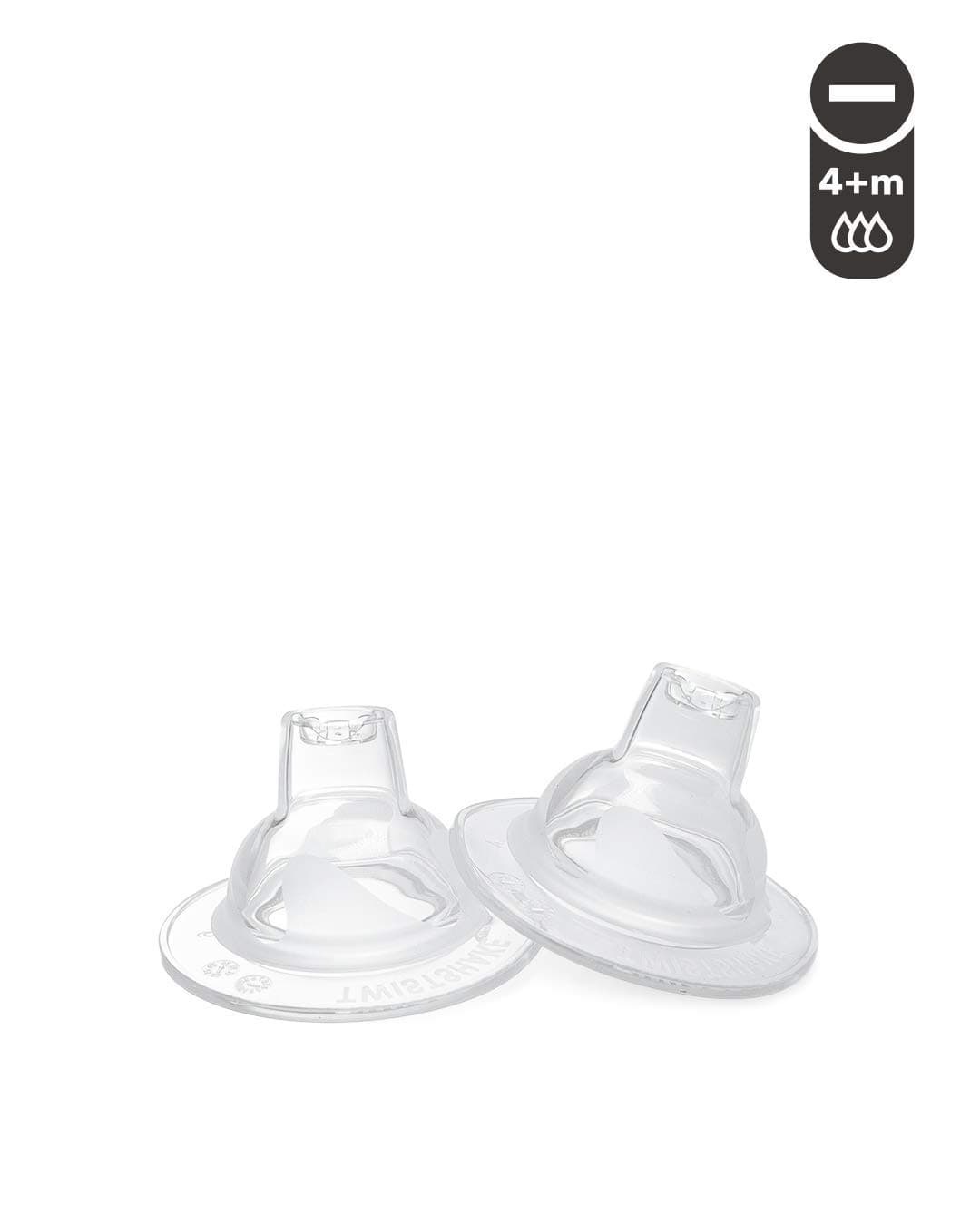 Twistshake 78079 Damlatmaz Suluk Alıştırma Biberon Emziği, , Şeffaf
