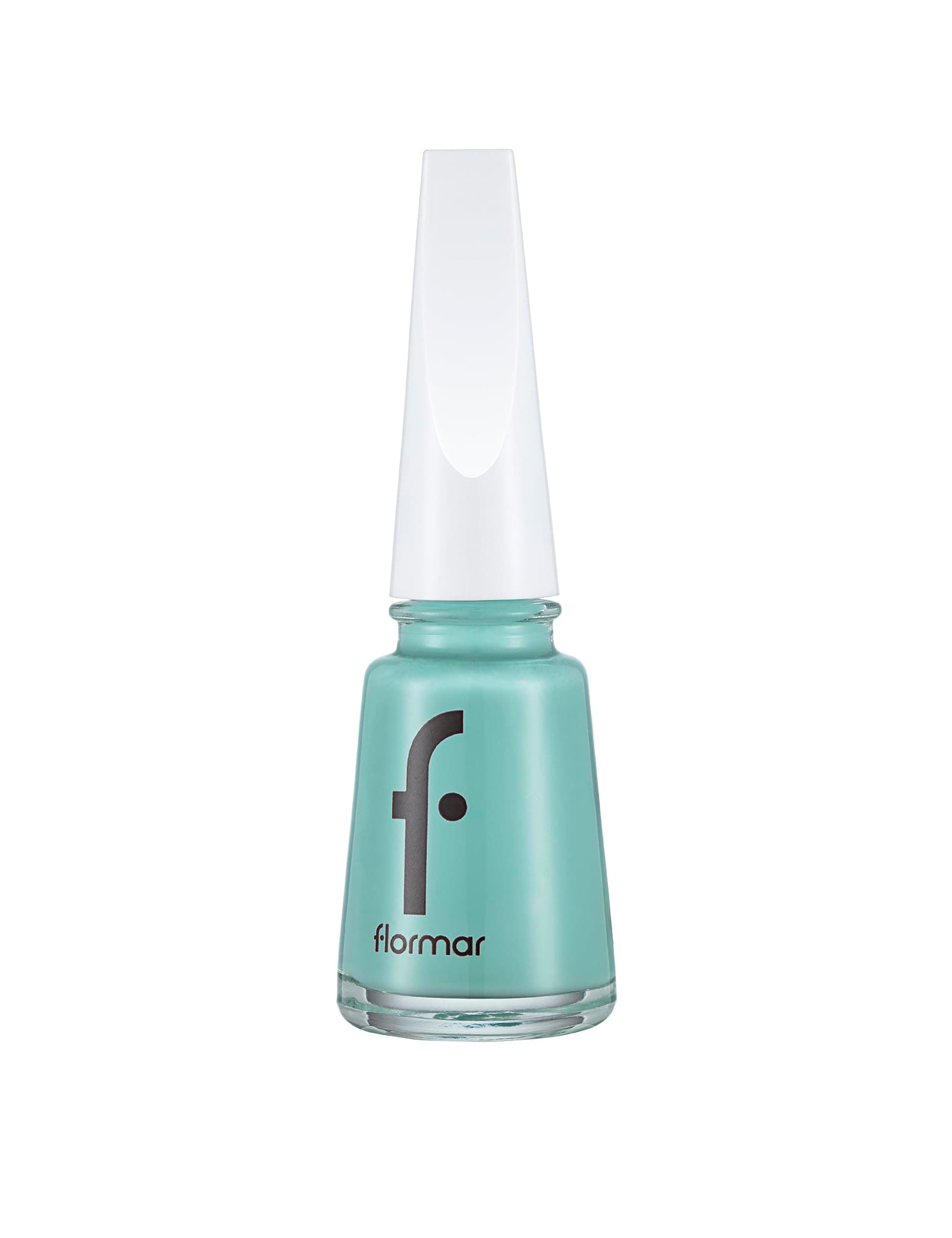 Flormar Nail Enamel Yüksek Pigmentli & Parlak Bitişli Oje Fne-424 Bluısh Green