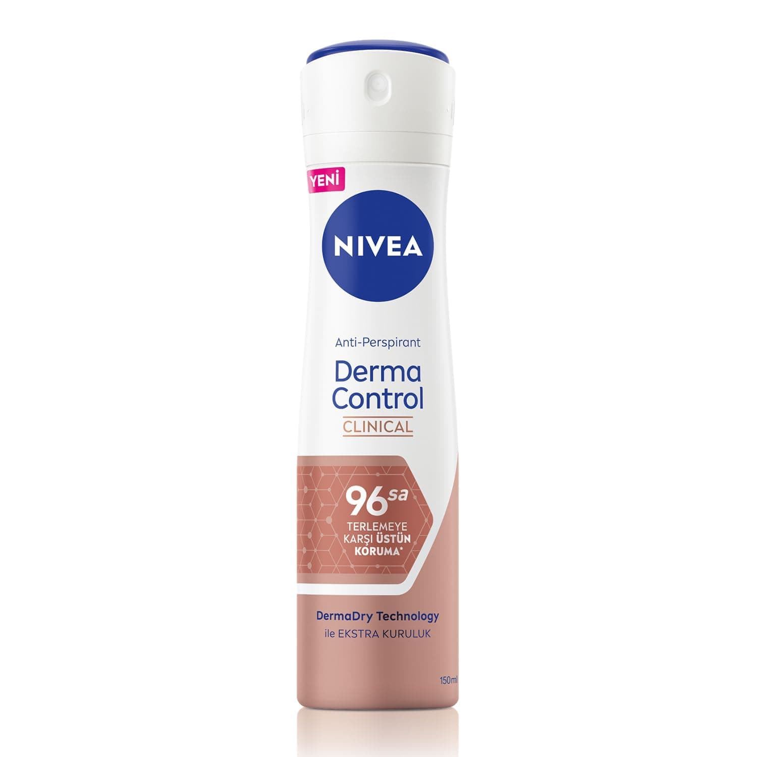 NIVEA Derma Control Clinical Kadın Sprey Deodorant 150ml+ NIVEA Değerli Yağlar İçeren Vücut Losyonu Kiraz Çiçeği & Jojoba Yağı, 400 ml