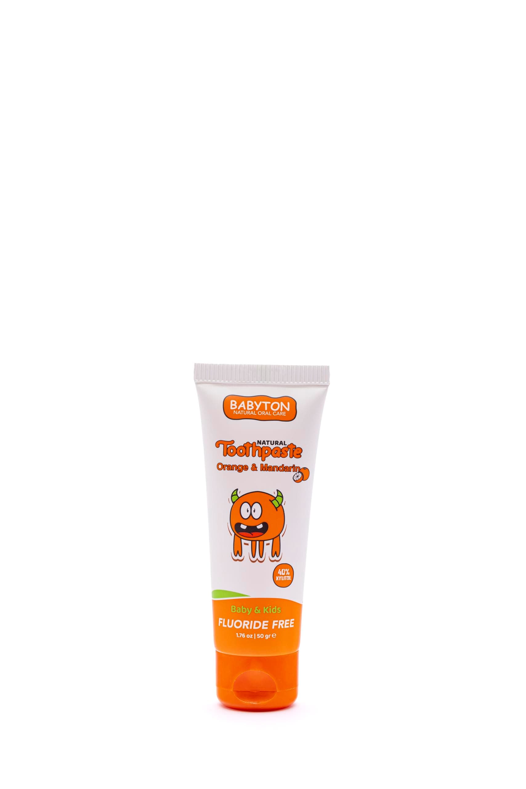 BABYTON Doğal Portakal & Mandalina Diş Macunu Florürsüz 50 gr
