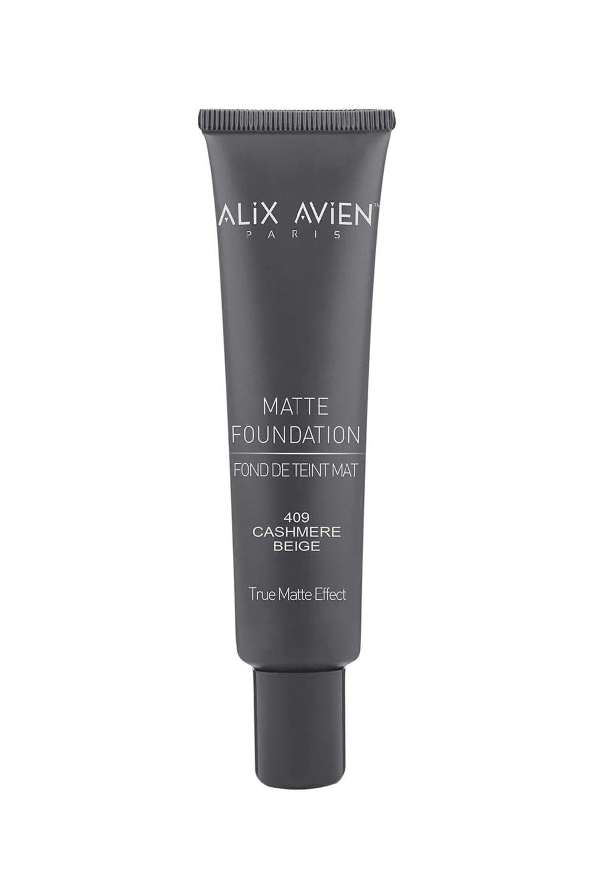 ALIX AVIEN Uzun Süre Kalıcı Doğal Mat Bitişli E Vitamini Içeren Mat Fondöten - Matte Foundation 409 Cashmere