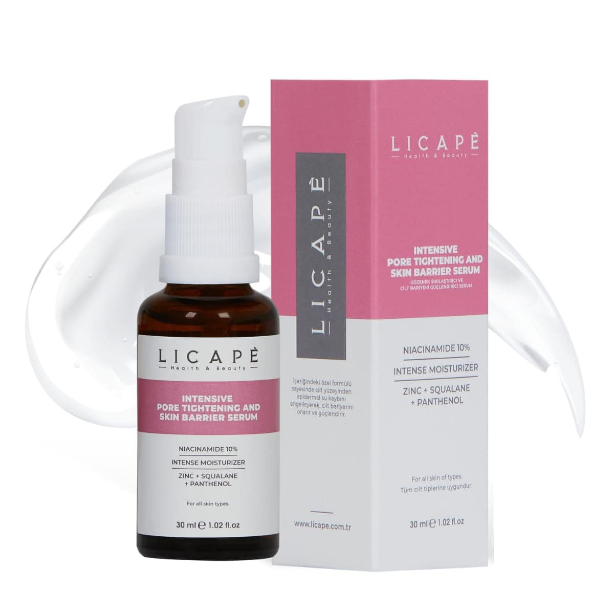 Gözenek Sıkılaştırıcı ve Cilt Bariyeri Güçlendirici Niacinamide%10 Serum 30ml