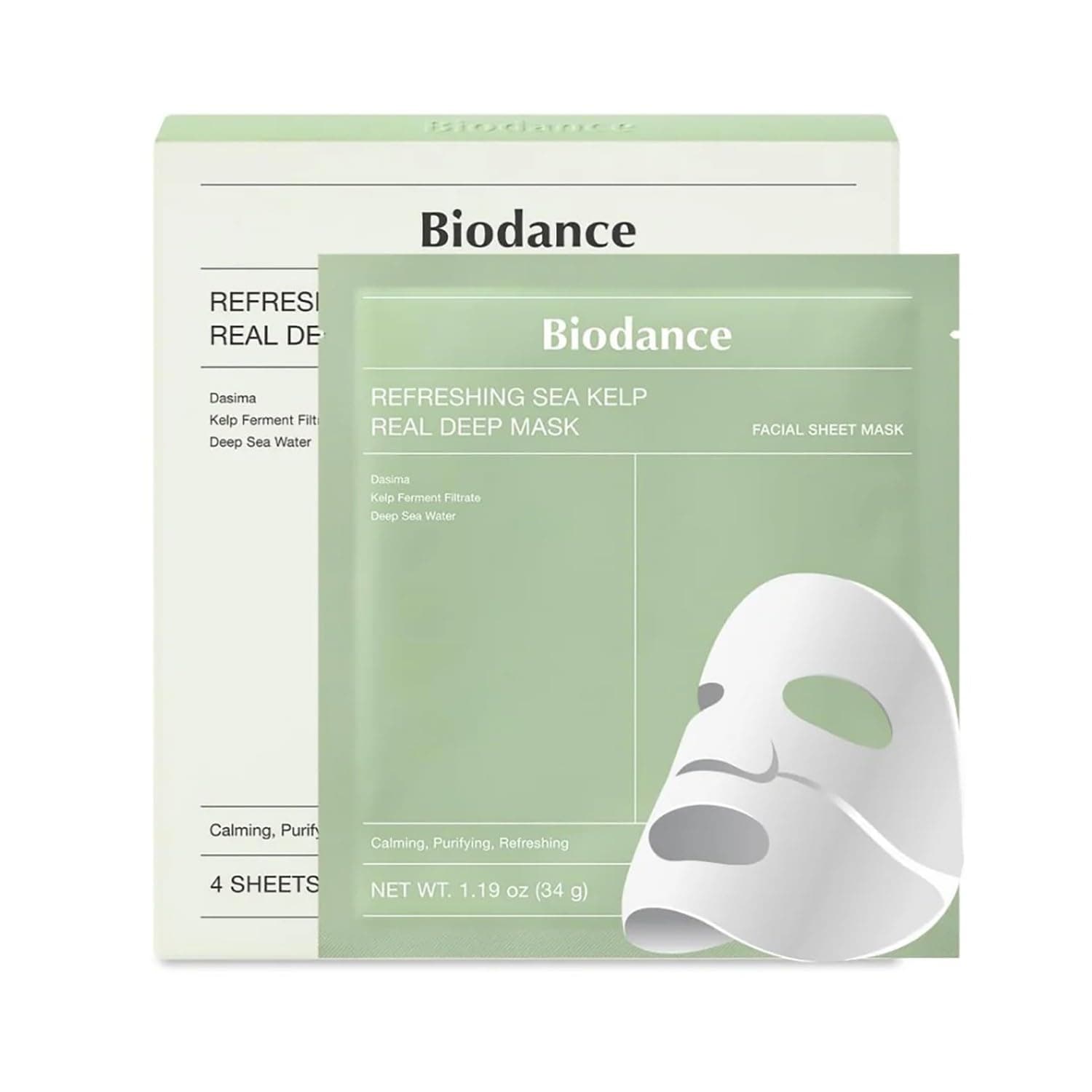 Biodance Refreshing Sea Kelp Real Deep Mask Yatıştırıcı ve Arındırıcı Maske
