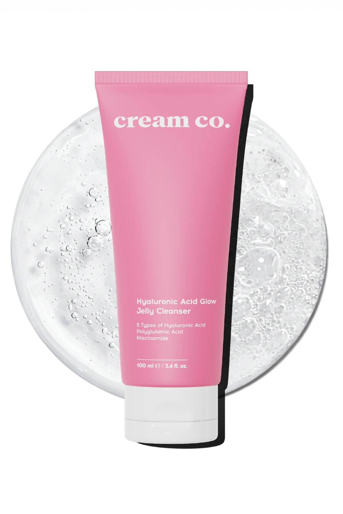Cream Co. Leke Karşıtı Nemlendirici Yüz Temizleme Jeli Niacinamide Hyalüronik Asit,100 ML, Tüm Cilt Tipleri