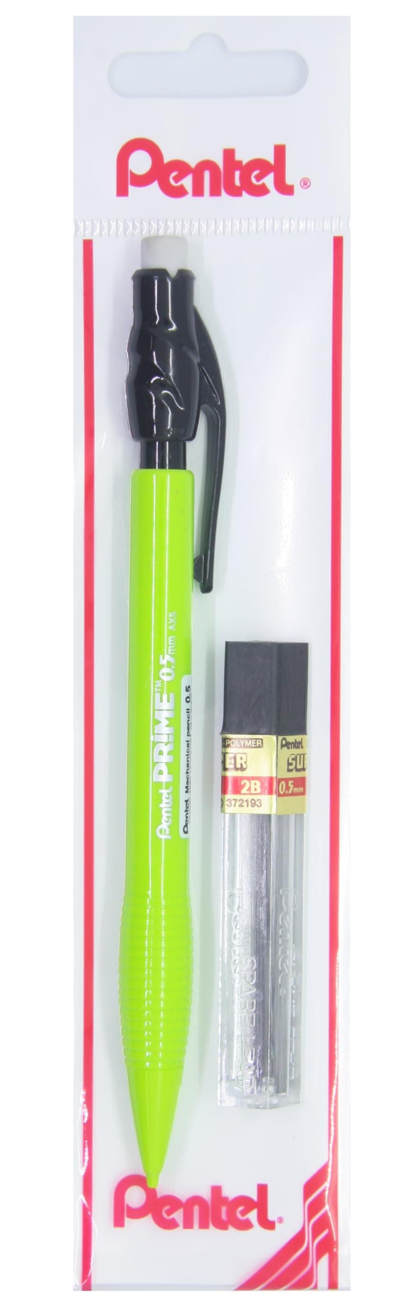 Pentel 0.5 mm PRIME Plastik Gövdeli Versatil + 12'li Yedek Uç Set A.YEŞİL