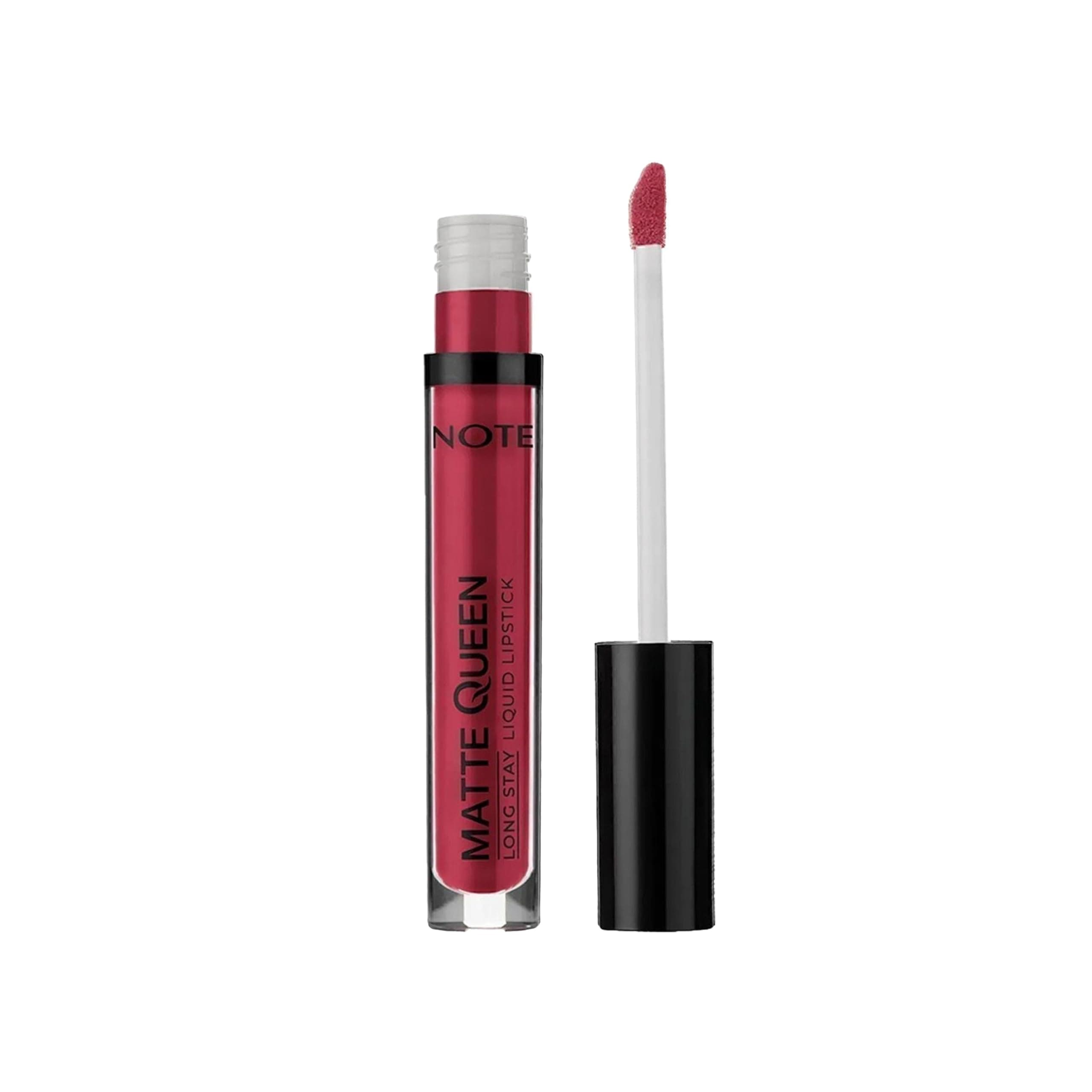 Note Cosmetics Matte Queen Lipstick 14 Bold Berry Kalıcı Likit Ruj, Kırmızı