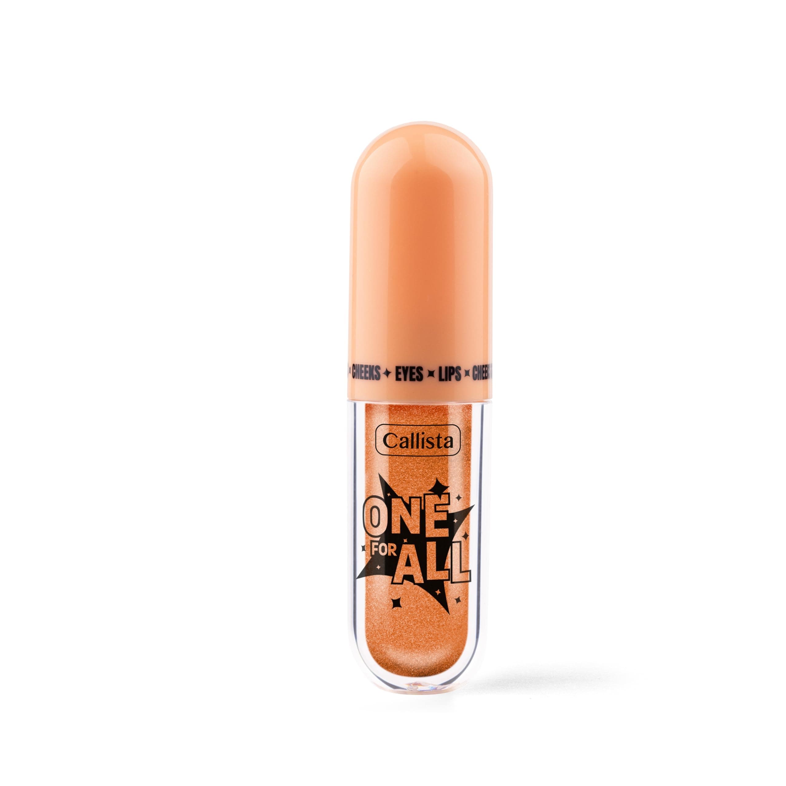 Callista One For All 04 Rich Peach Eyes & Lips & Cheeks Likit Göz Farı