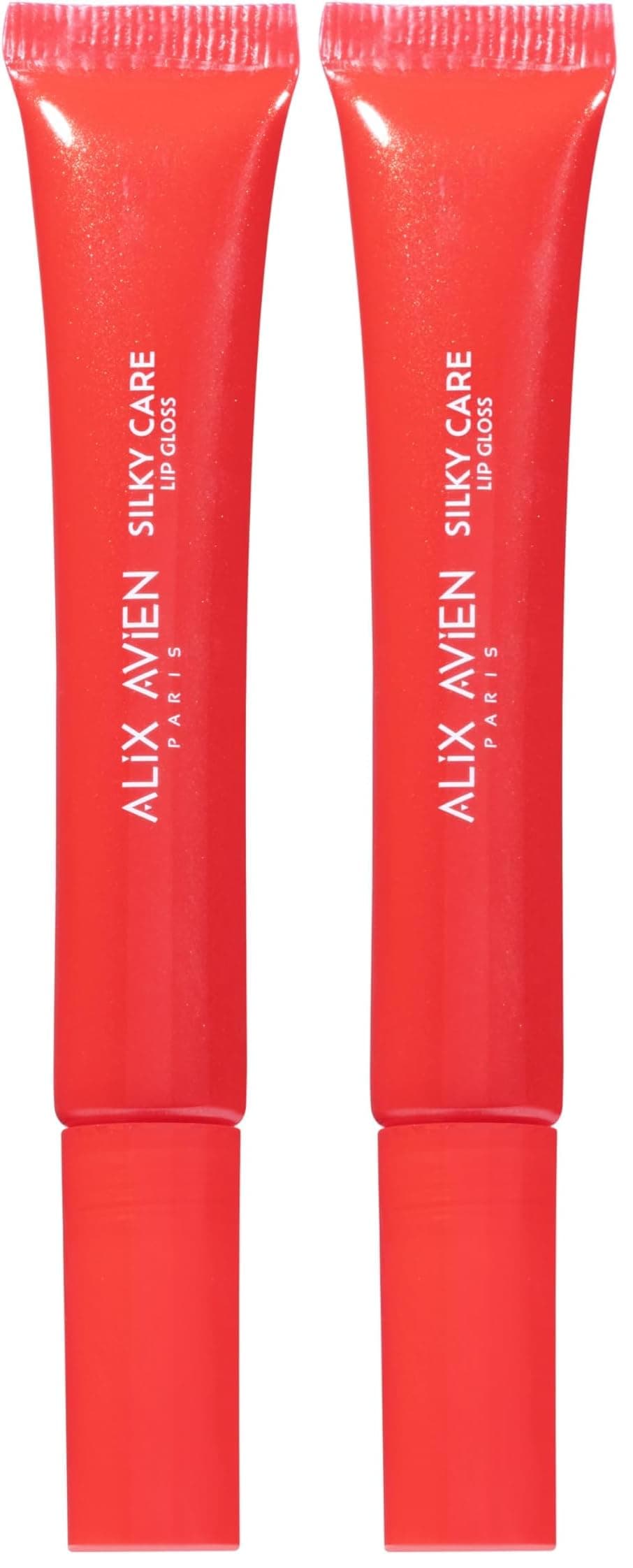 ALIX AVIEN Koruyucu, Dolgunlaştırıcı, Nemlendirici Dudak Parlatıcısı - Silky Care Lipgloss 308 Flame Red (2 paketi)