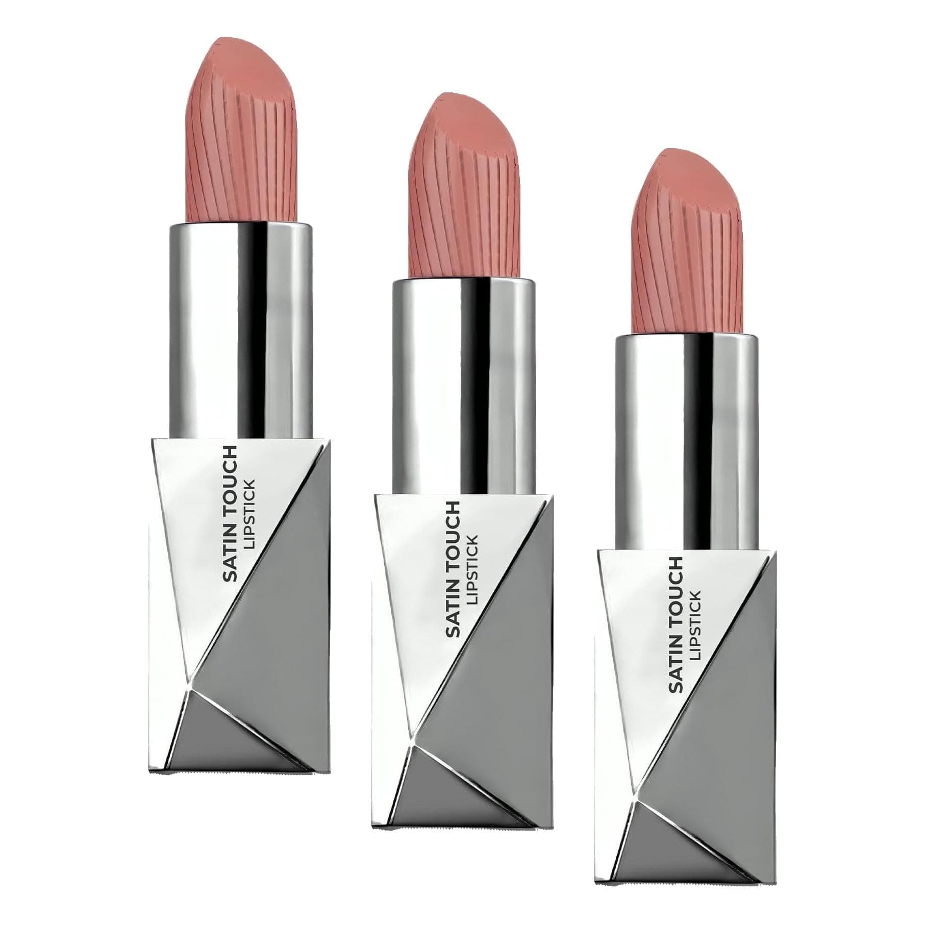 Alix Avien Uzun Süre Kalıcı Nemlendirici Pürüzsüz Etkili Yarı Mat Ruj Satin Touch Lipstick 814 Copper Red (3 paketi)
