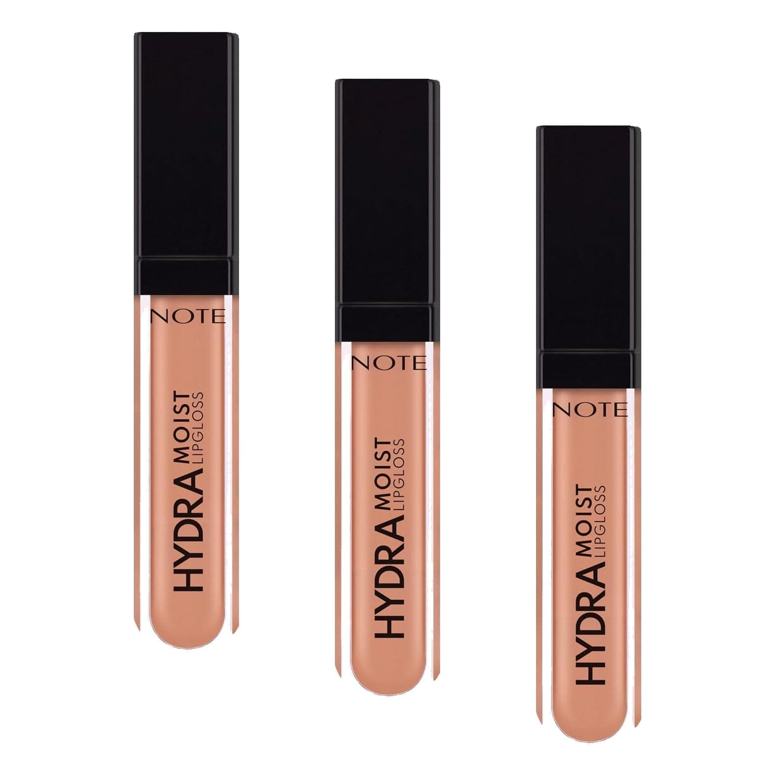 Note Cosmetics Hydramoist Lipgloss Nemlendirici Dudak Parlatıcısı - 01 Nude Style - Nude (3 paketi)