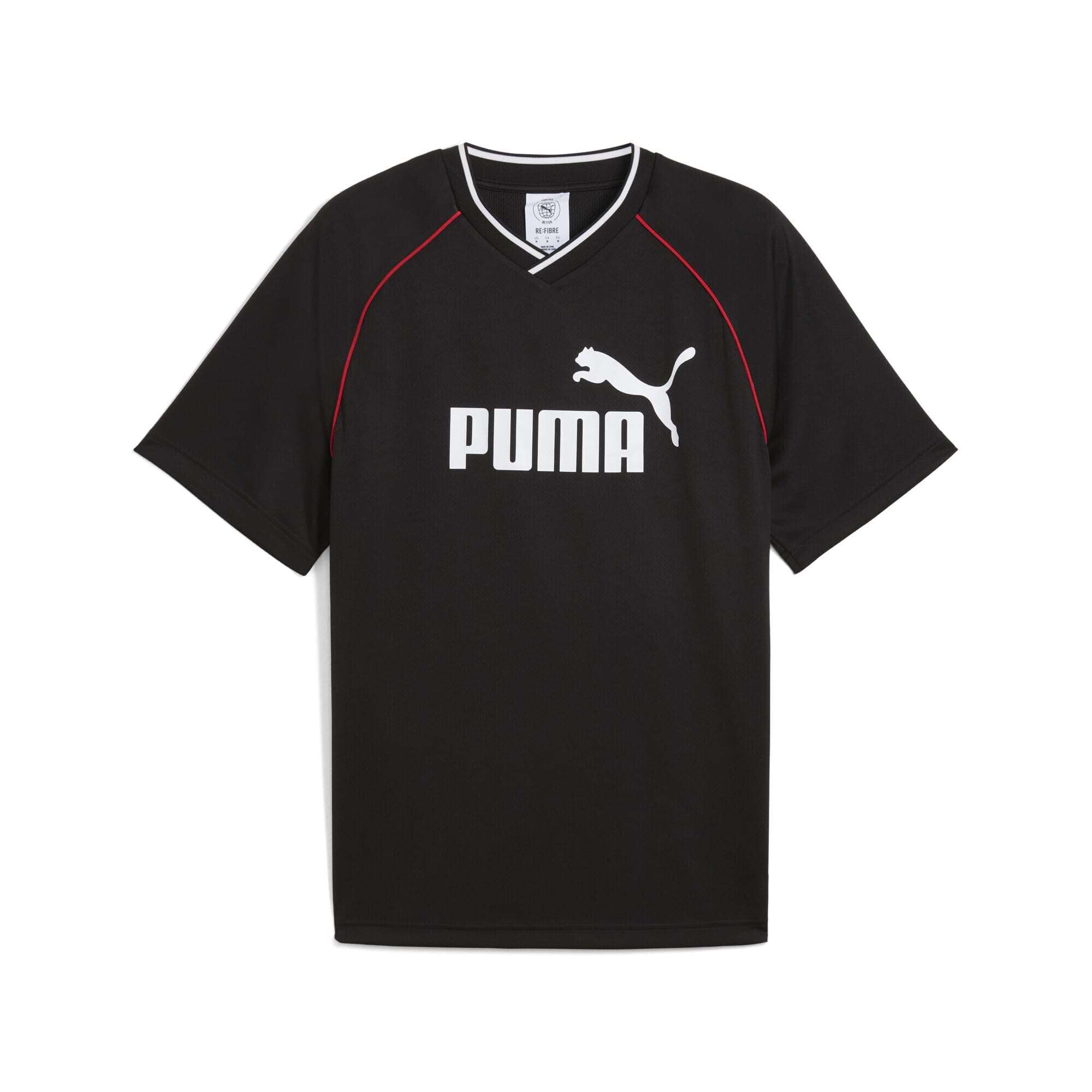 Puma ESS Football Jersey PUMA Black Formalar Erkek