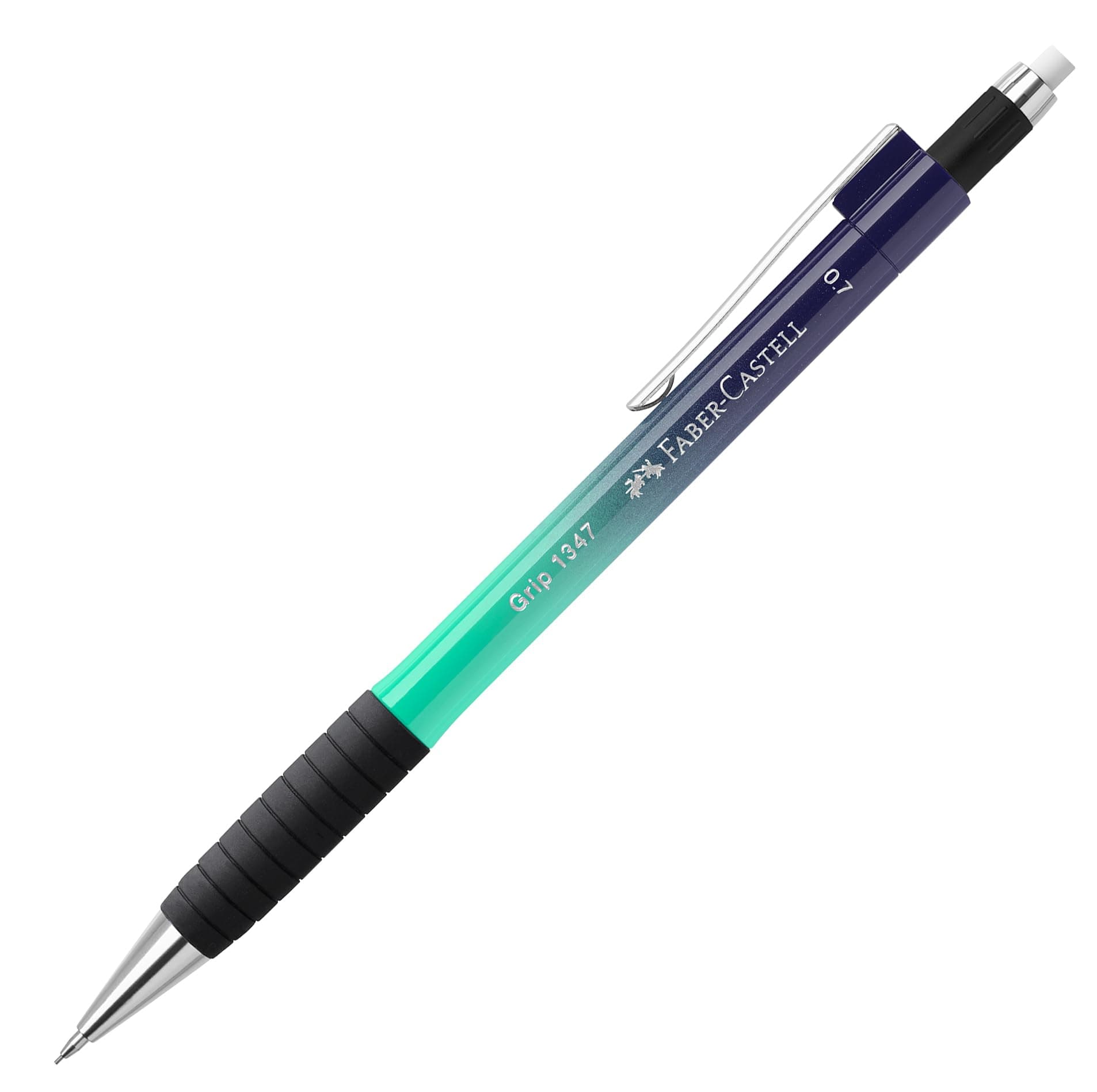 Faber-Castell Grip 1347 Flow Edition Versatil Kalem, 0.7 Uç, Canlı Mavi