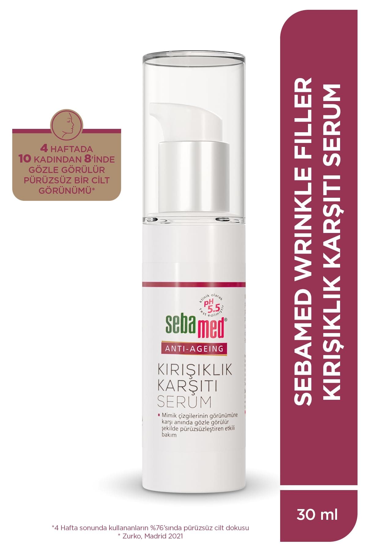 Sebamed Anti-Ageing Üçlü Hyaluron Kompleksi Kırışıklık ve Yaşlanma Karşıtı Lifting Serum 30 ml