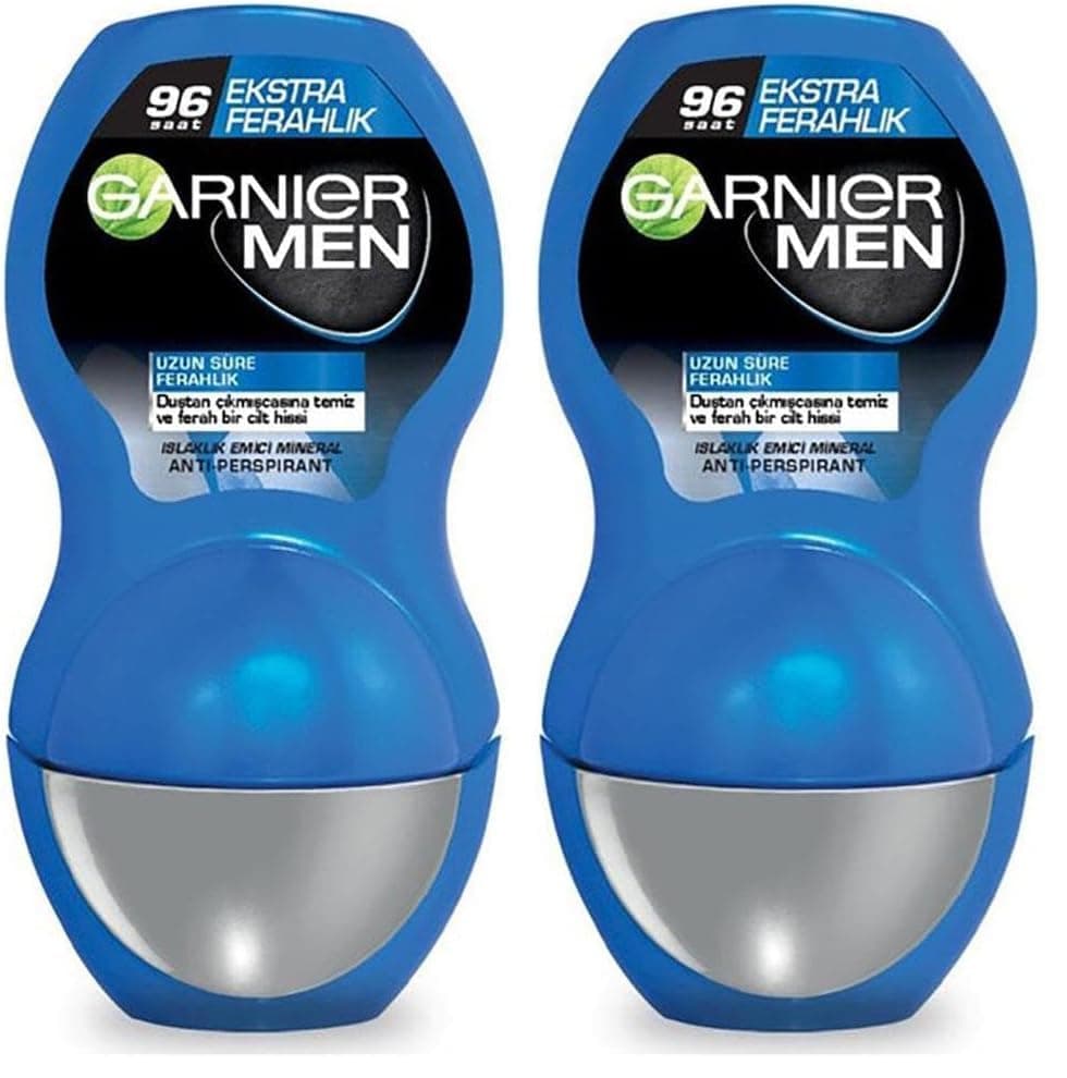 Garnier Men Ekstra Ferahlık Roll-On Deodorant (2 paketi)
