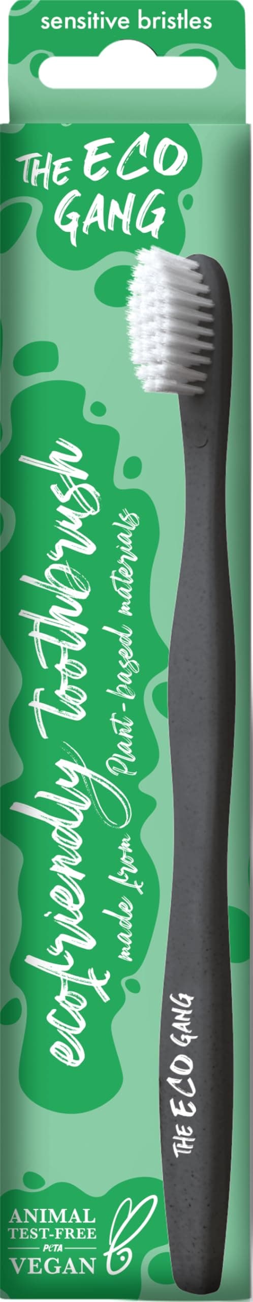 Bitki Bazlı Çevre Dostu Bambu Diş Fırçası Beyaz Adult Plant Based Sensitive White