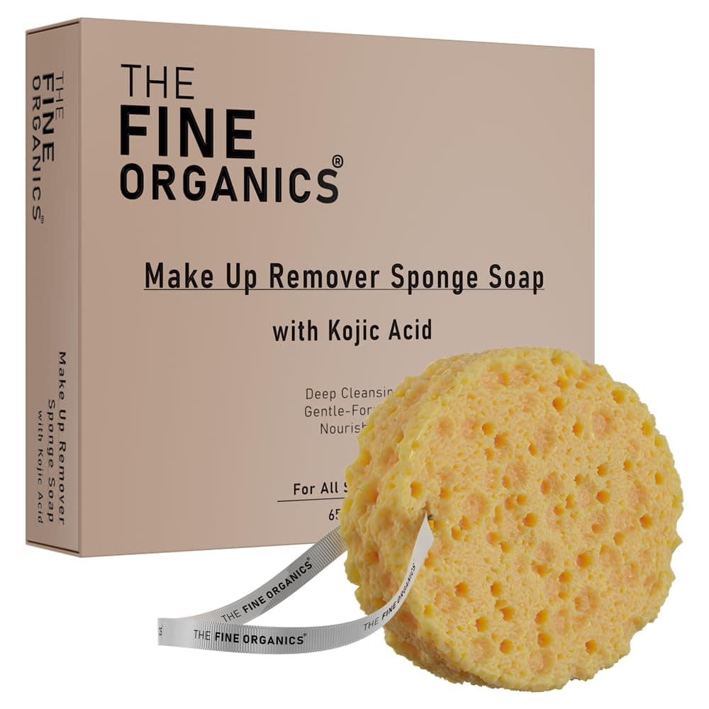 THE FINE ORGANICS Makyaj Temizleme Sabunu, Kojik Asit Içeren Leke Ve Kararma Karşıtı Makyaj Temizleyici Sabun