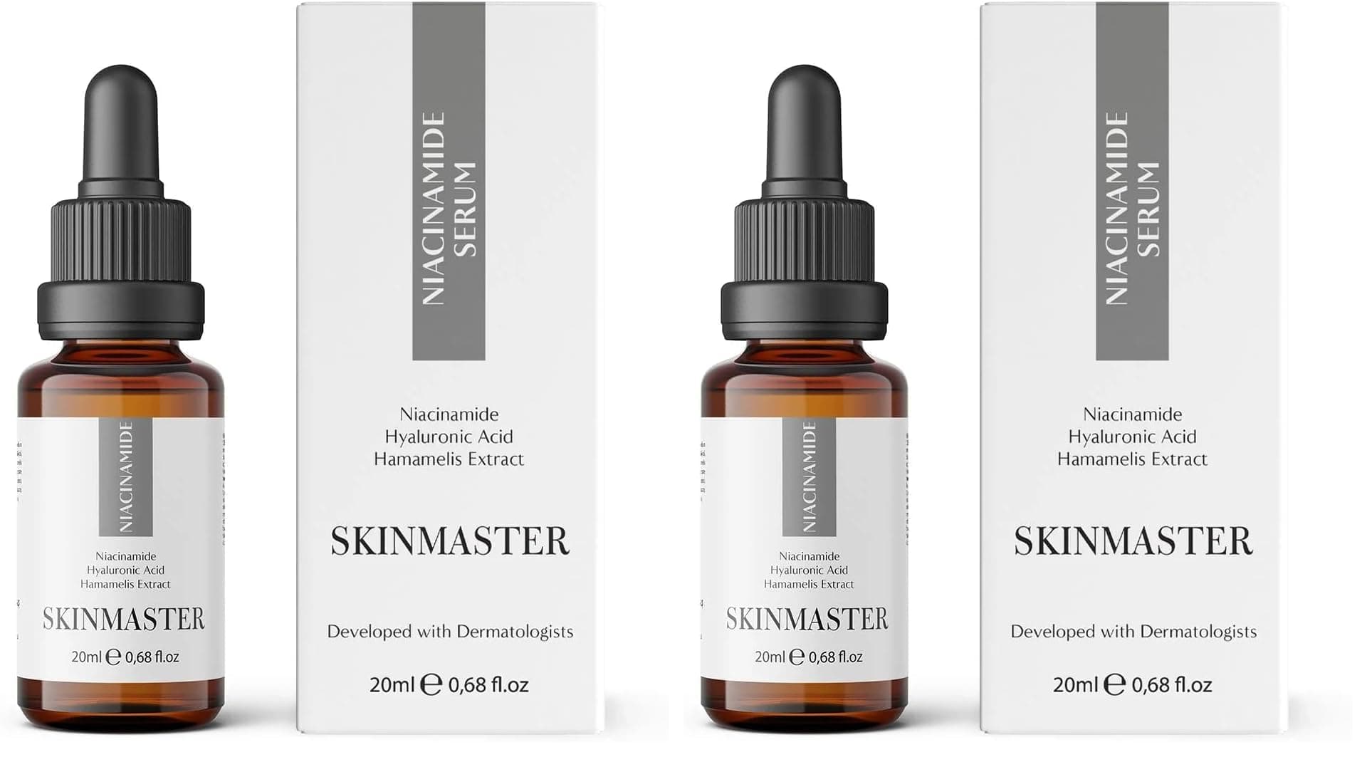 Skinmaster Cilt Bariyerini Güçlendirici Sebum Üretimini Dengeleyen Niacinamide Serum (2 paketi)