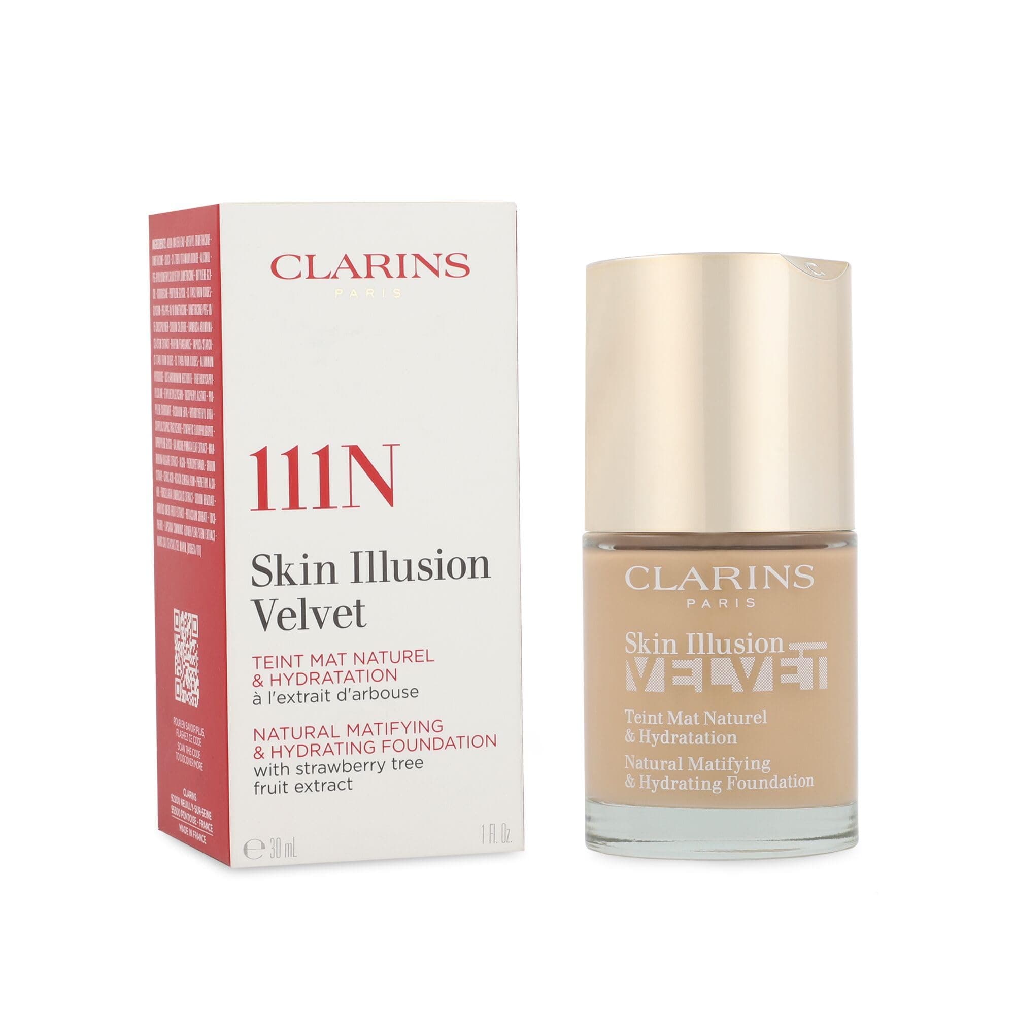 Clarins Skin Illusion Velvet 111 Matlaştırıcı Fondöten 30 ml