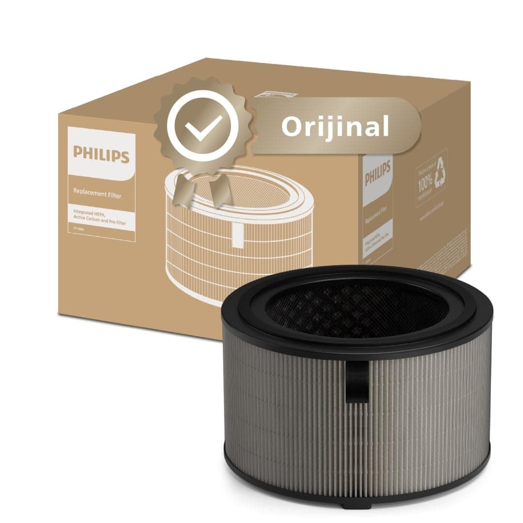 Philips PureProtect Water 3400 Serisi Yedek HEPA Filtre, Üst Düzey Filtreleme, 3 Katmanlı Tasarım, 1 Yıla Kadar Dayanıklı, AC3420/AC3421 ile Uyumlu, FY3400/30