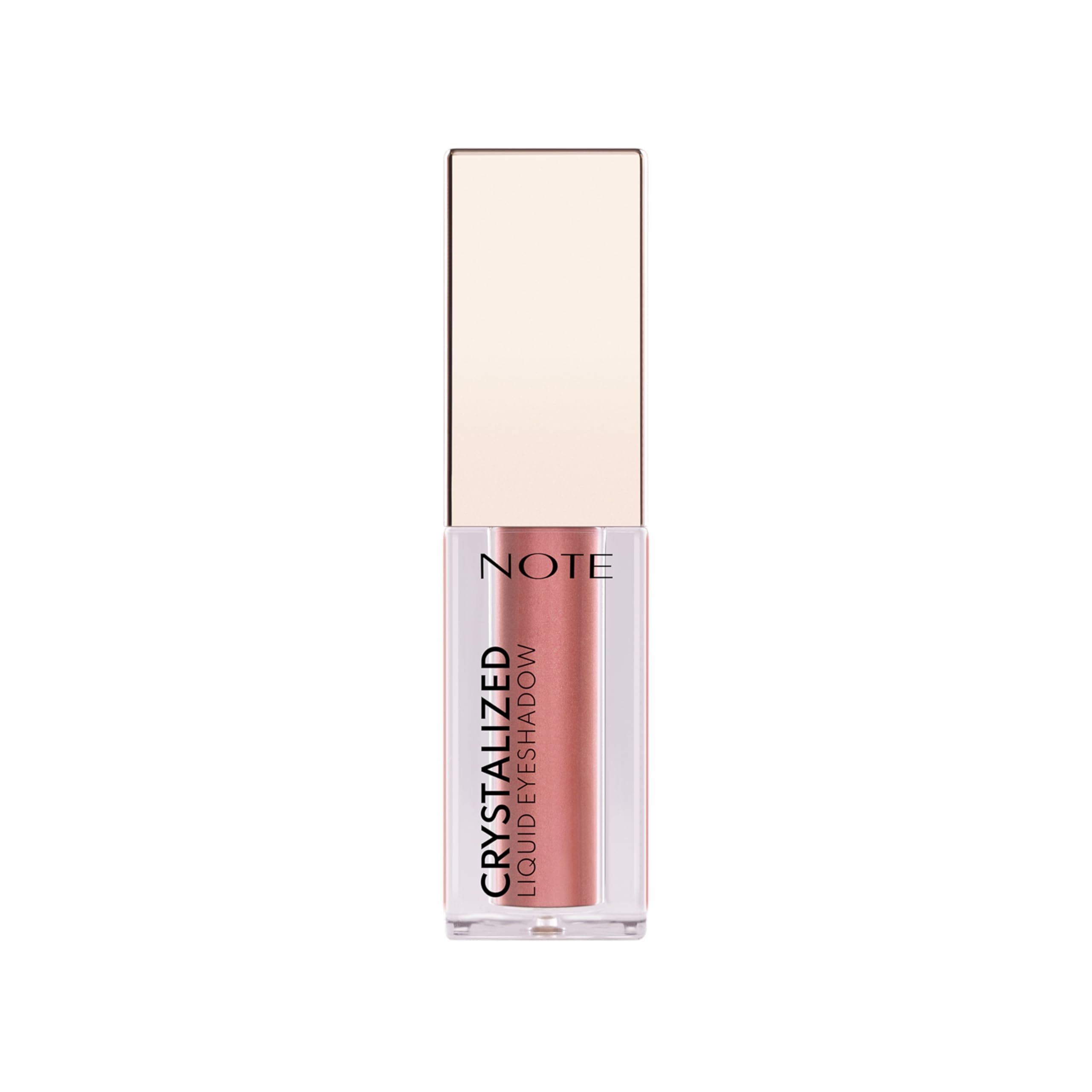 Note Cosmetics Crystalized Liquid Eyeshadow Likit Metalik Göz Farı, 04 Pink Bouquet