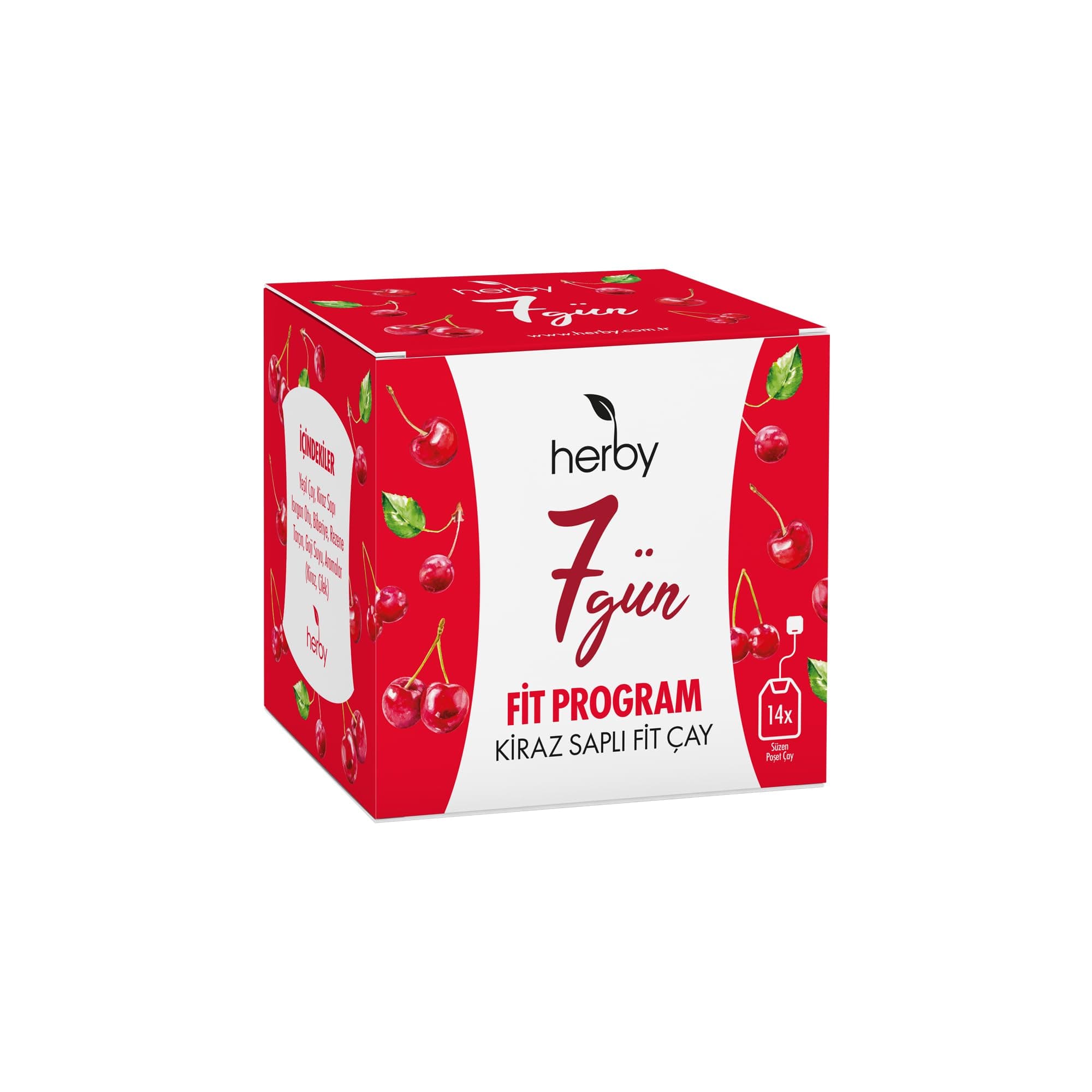 Herby 7 Gün Fit Program - Kiraz Saplı Fit Çay