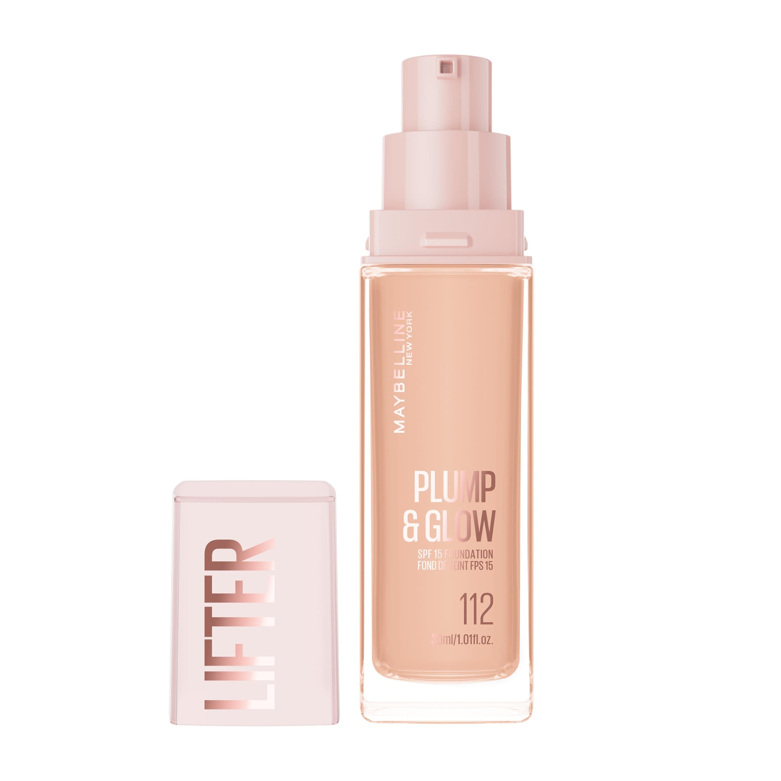 Maybelline New York Lifter Niasinamid ve Hyalüronik Asit İçeren Aydınlatan Fondöten - 112