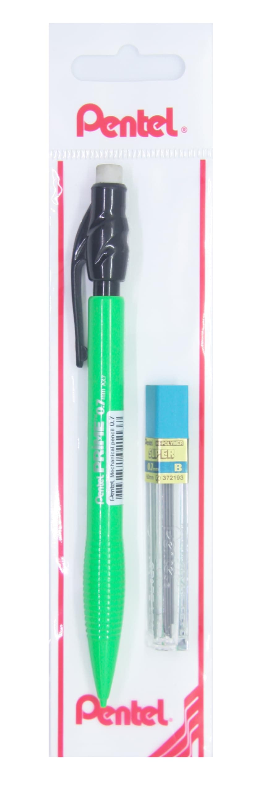 Pentel 0.7 mm PRIME Plastik Gövdeli Versatil + 12'li Yedek Uç Set YEŞİL
