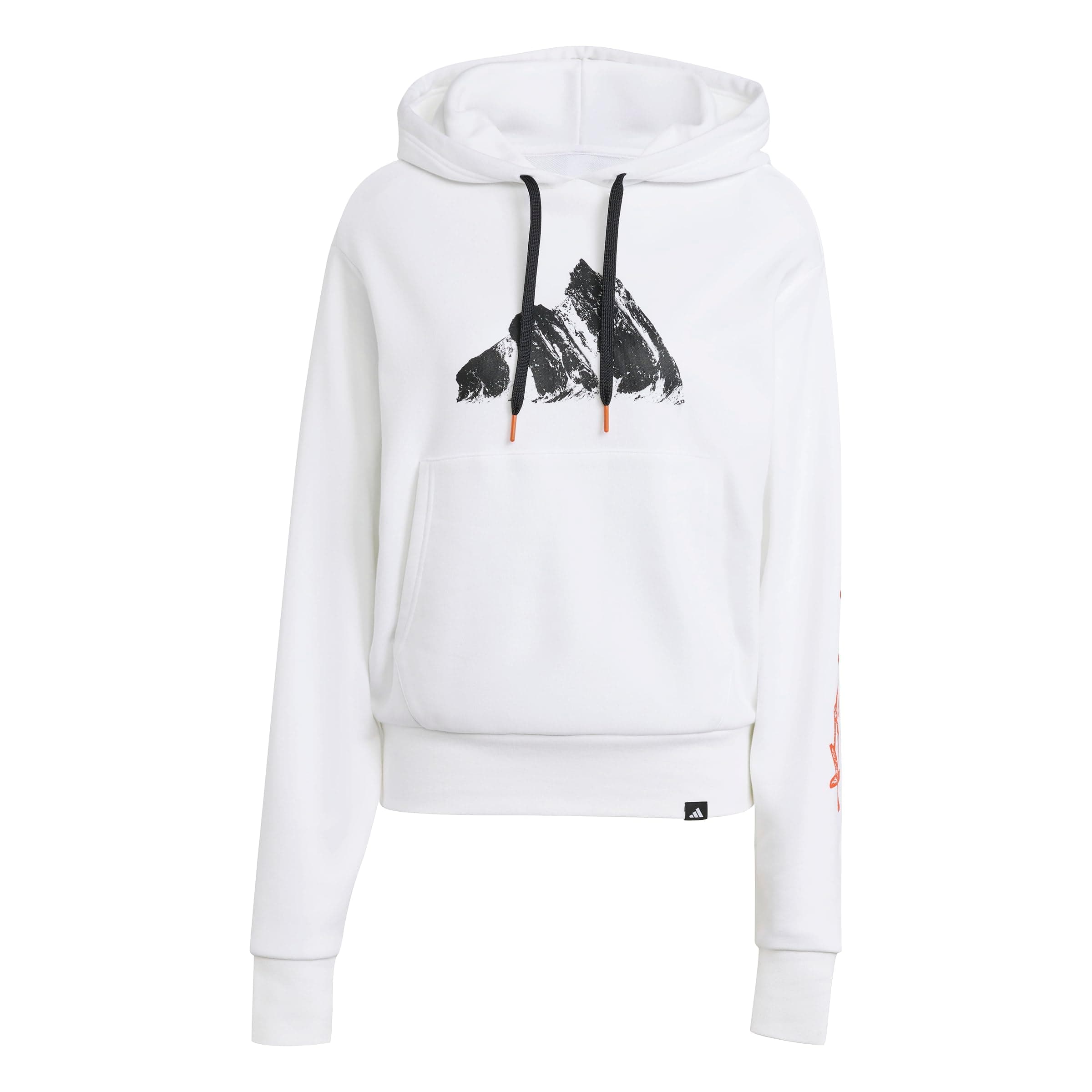 adidas U SNOW HD Grafik Baskılı Kapüşonlu Sweatshirt Üniseks Yetişkin