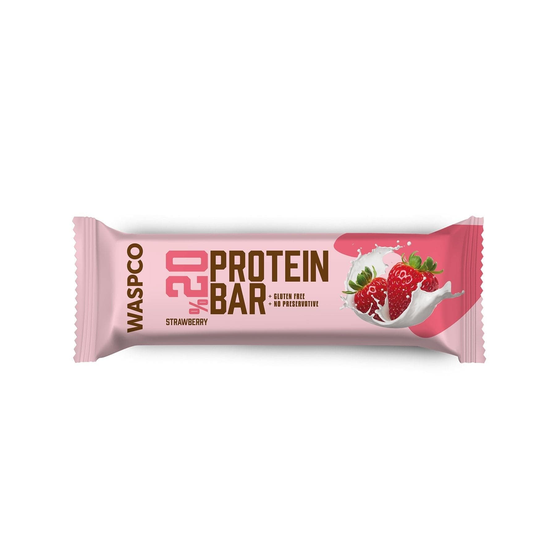 Waspco Çilekli Protein Bar 40g