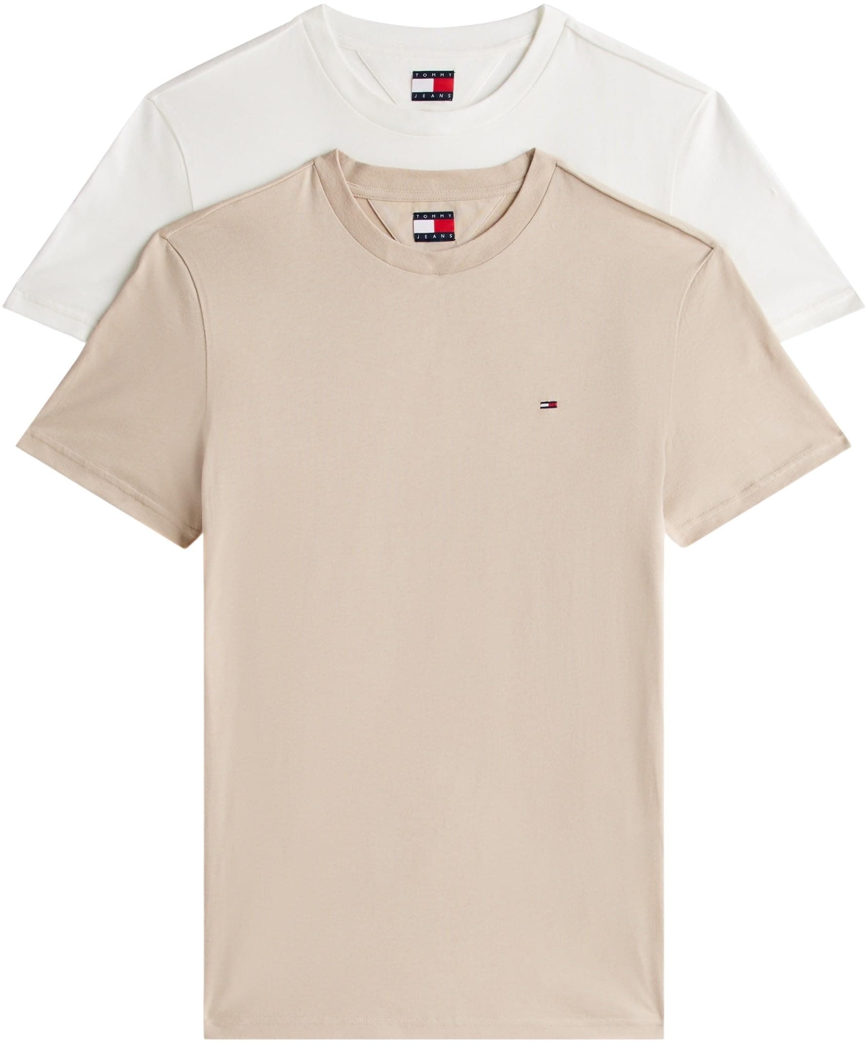 Tommy Jeans TJM XSLIM 2PACK JERSEY TEE EXT T-shirt Erkek