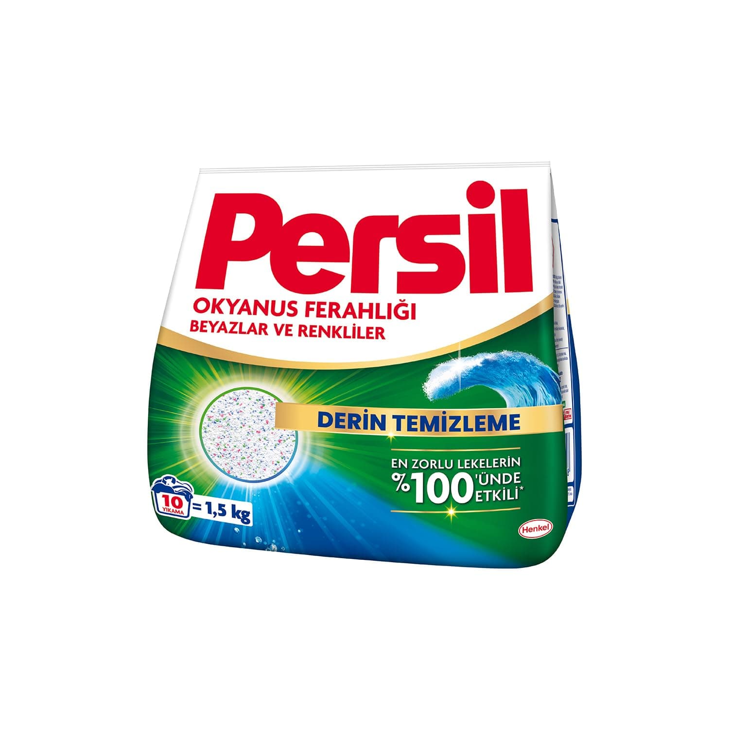 Persil Okyanus Ferahlığı Derin Temizleme 1, 5 kg Toz Çamaşır Deterjanı Hijyenik ve Ferah