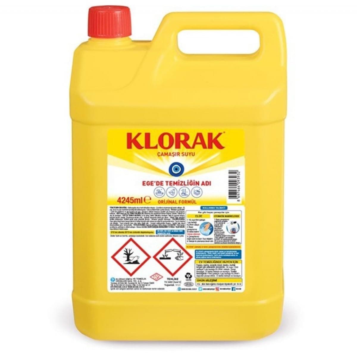 Klorak Çamaşır Suyu 4500 ml