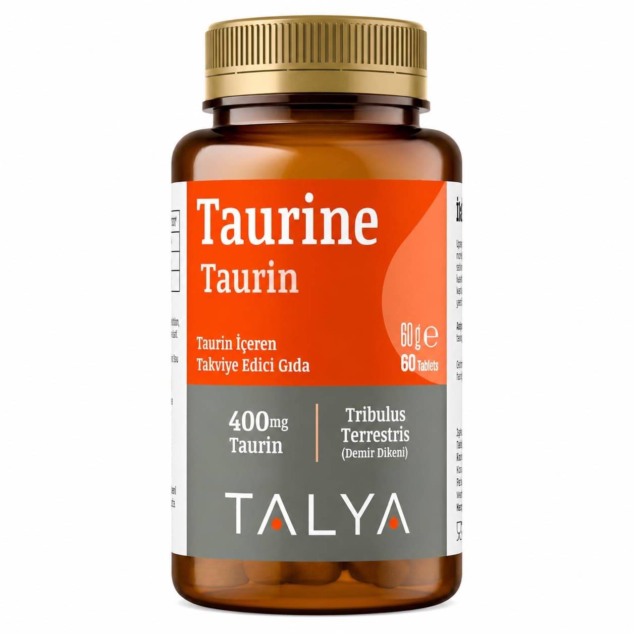 Talya Taurine Taurin İçeren Takviye Edici Gıda 60 Tablet