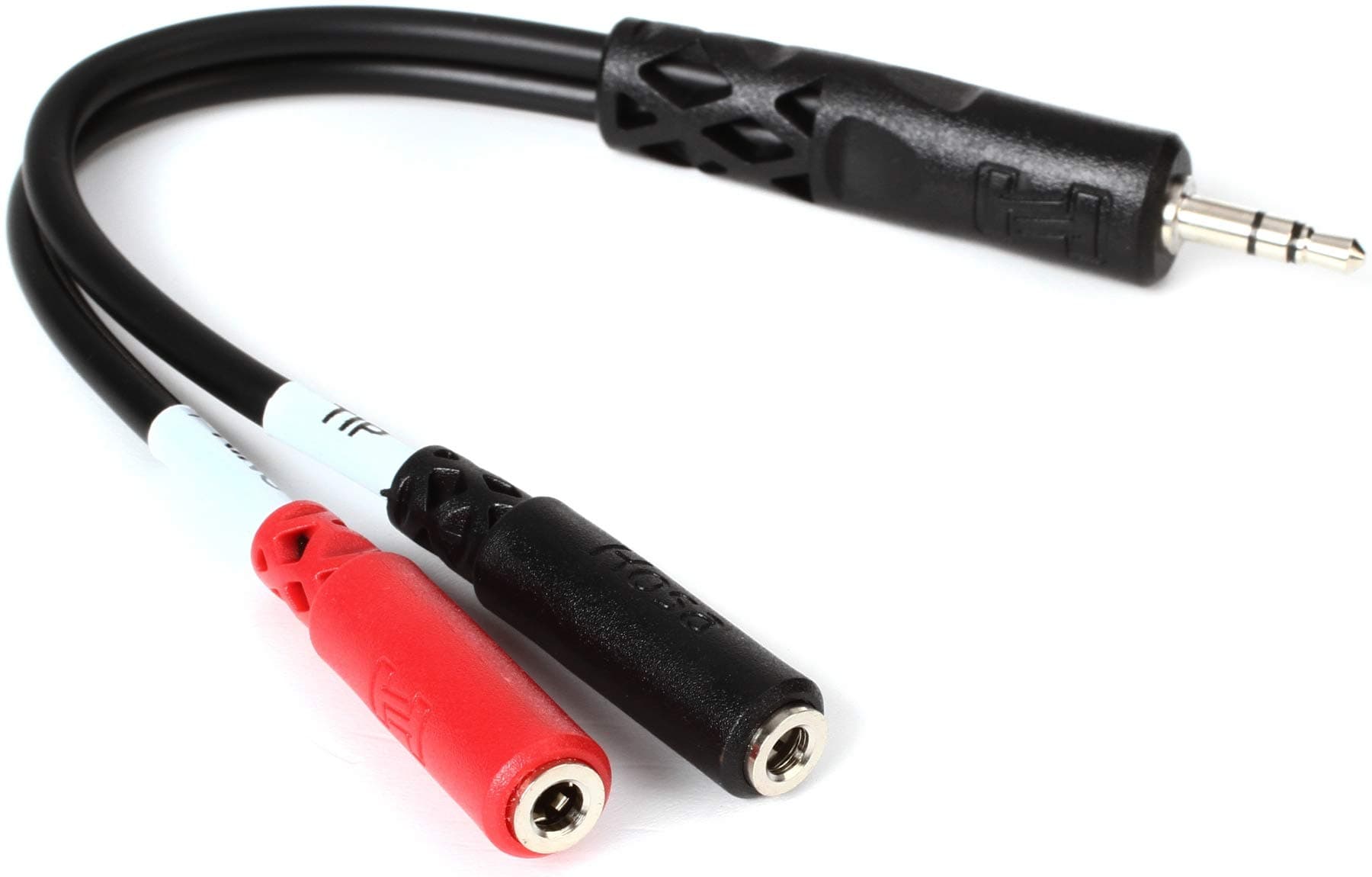 Hosa 3.5 mm. TRS (M) - Dual 3.5 mm TS (F) Stereo Breakout Kablo (YMM-261)