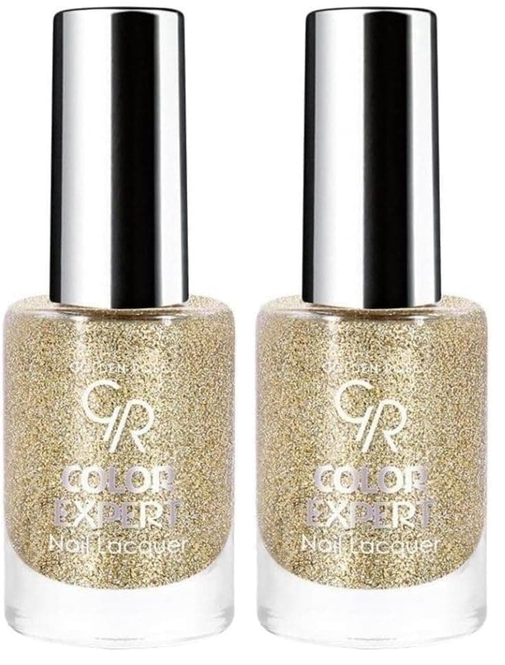 GOLDEN ROSE COLOR EXPERT NAIL LACQUER GLITTER NO:602 (2 paketi)
