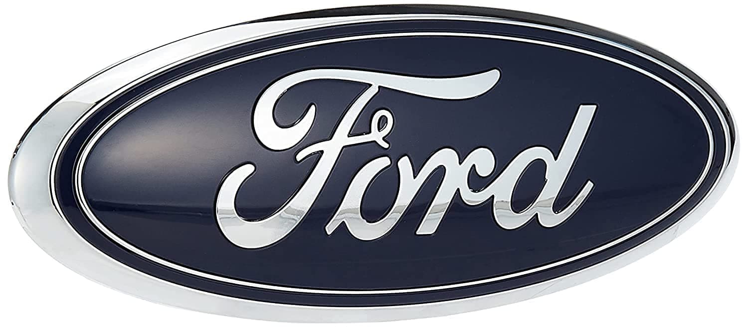 Ford İsim Plakası, Koyu Mavi, 22.9x8.9 cm