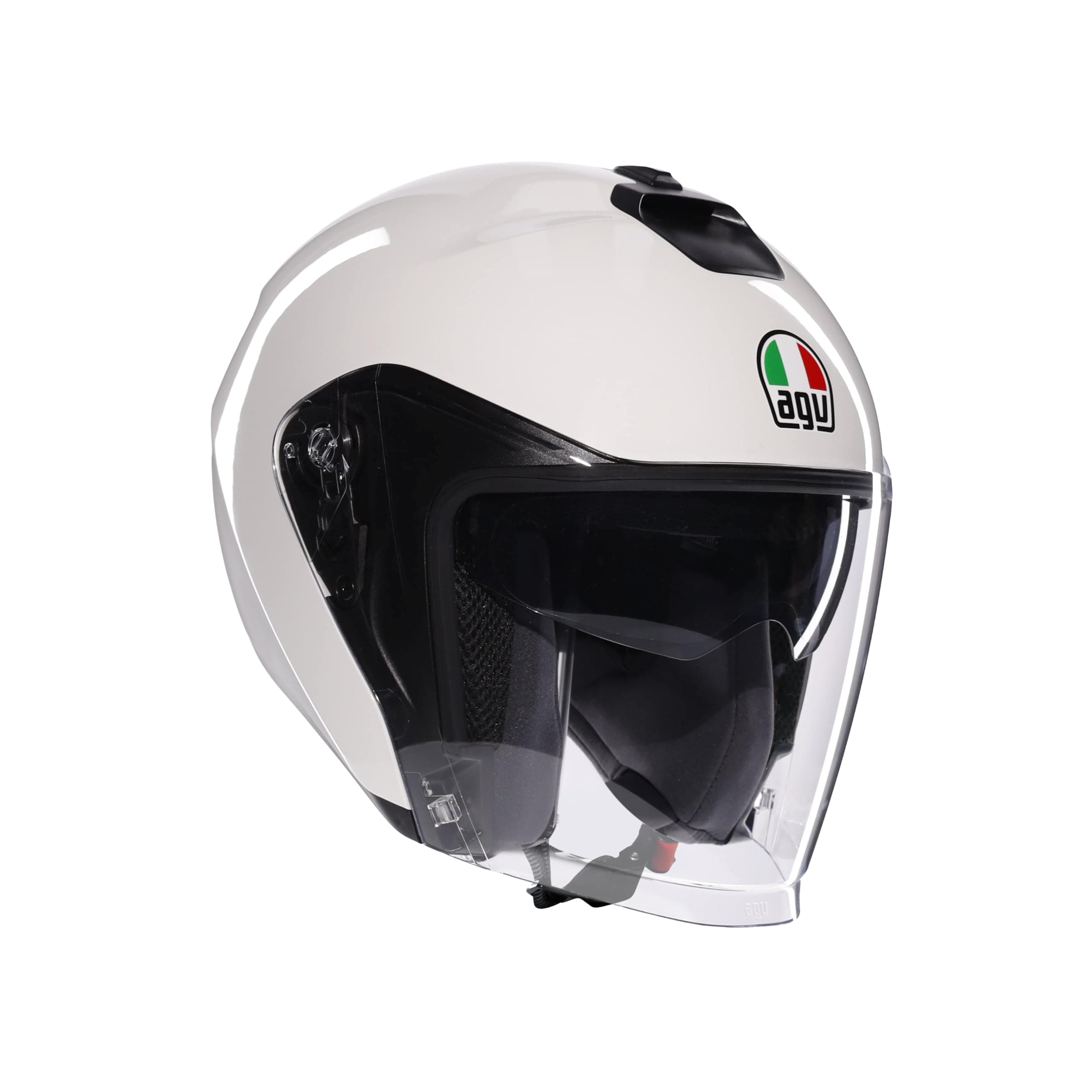 AGV Irides Motosiklet Kaskı Açık Kask Mono Materia White XL