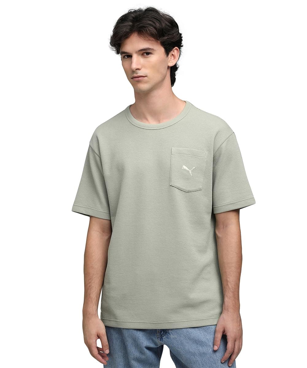 Erkek PUMA CLASS Relaxed Tee T-shirt Lux Army S