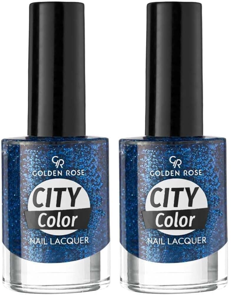 Golden Rose City Color Nail Lacquer Glitter No:108 - Oje 2li paket