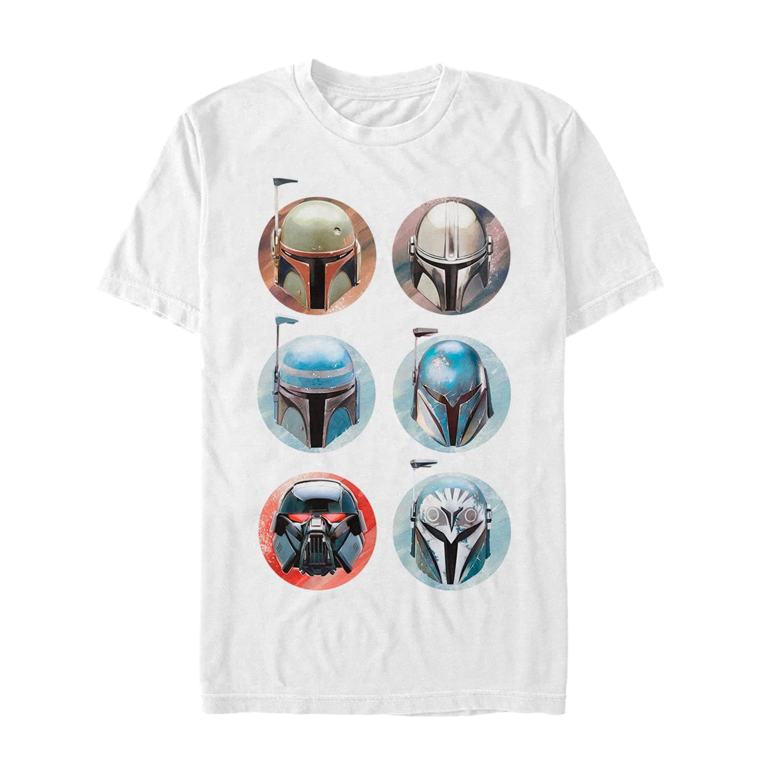 The Mandalorian Miğferler Bisiklet Yaka Tişört Erkek
