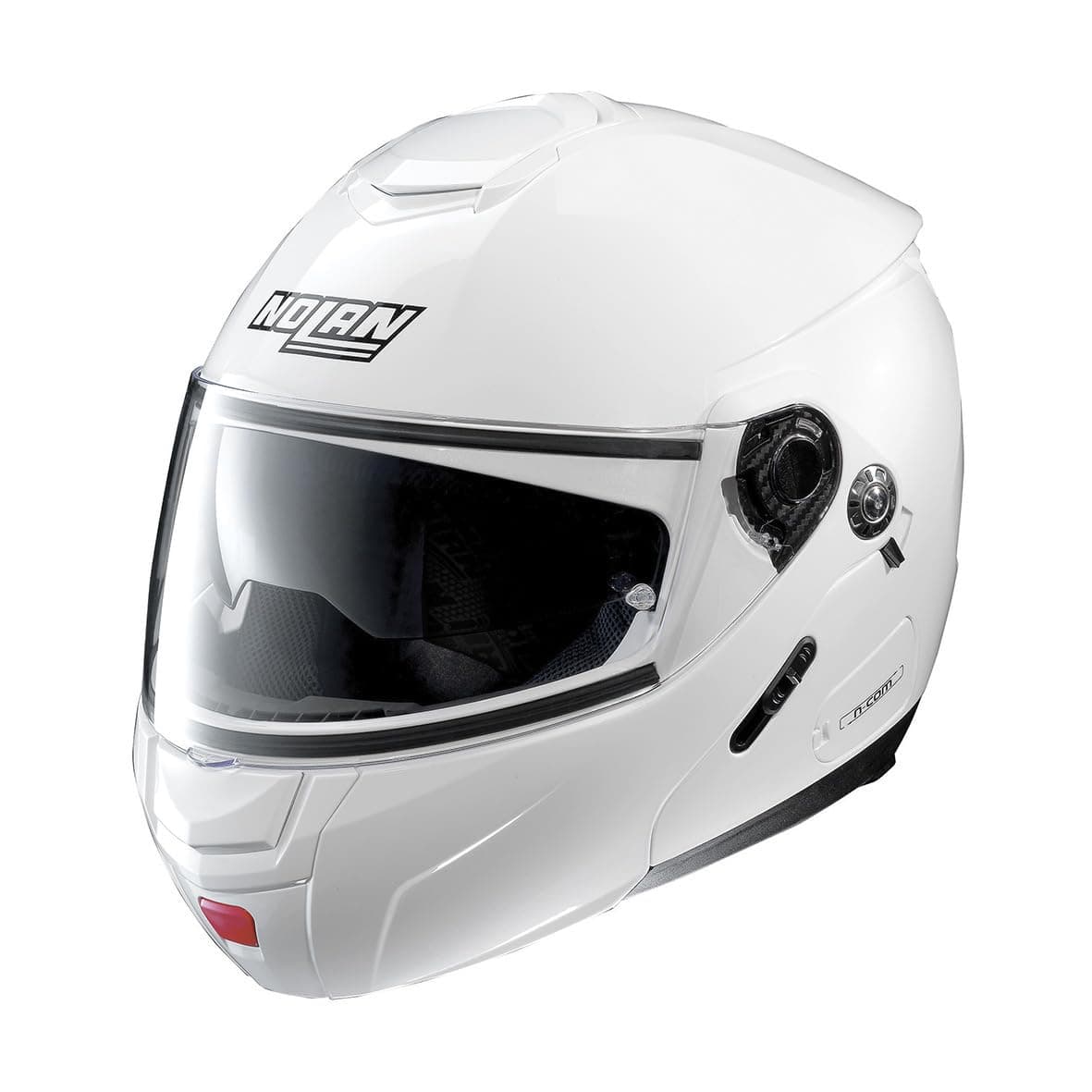 Nolan N90-2 Highline N-Com 142 Metal White Çene Açılır Motosiklet Kaskı L