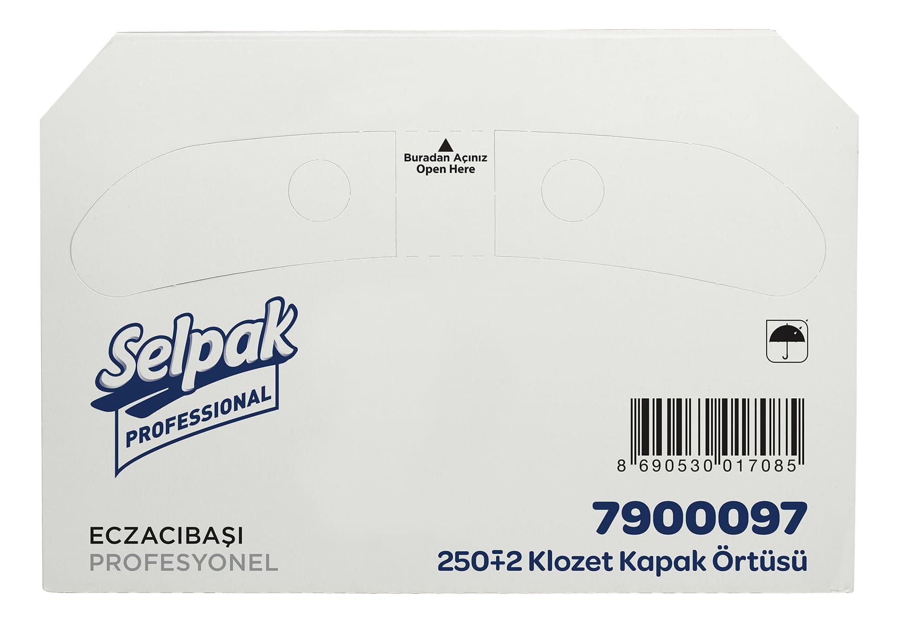 Selpak Professional Klozet Kapak Örtüsü 250'li 10 Paket