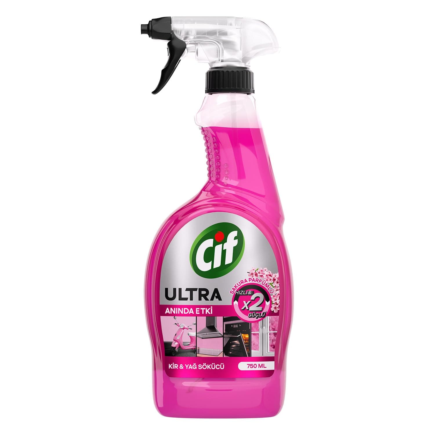 Cif Ultra Sprey Sakura Parfümlü 750 ml